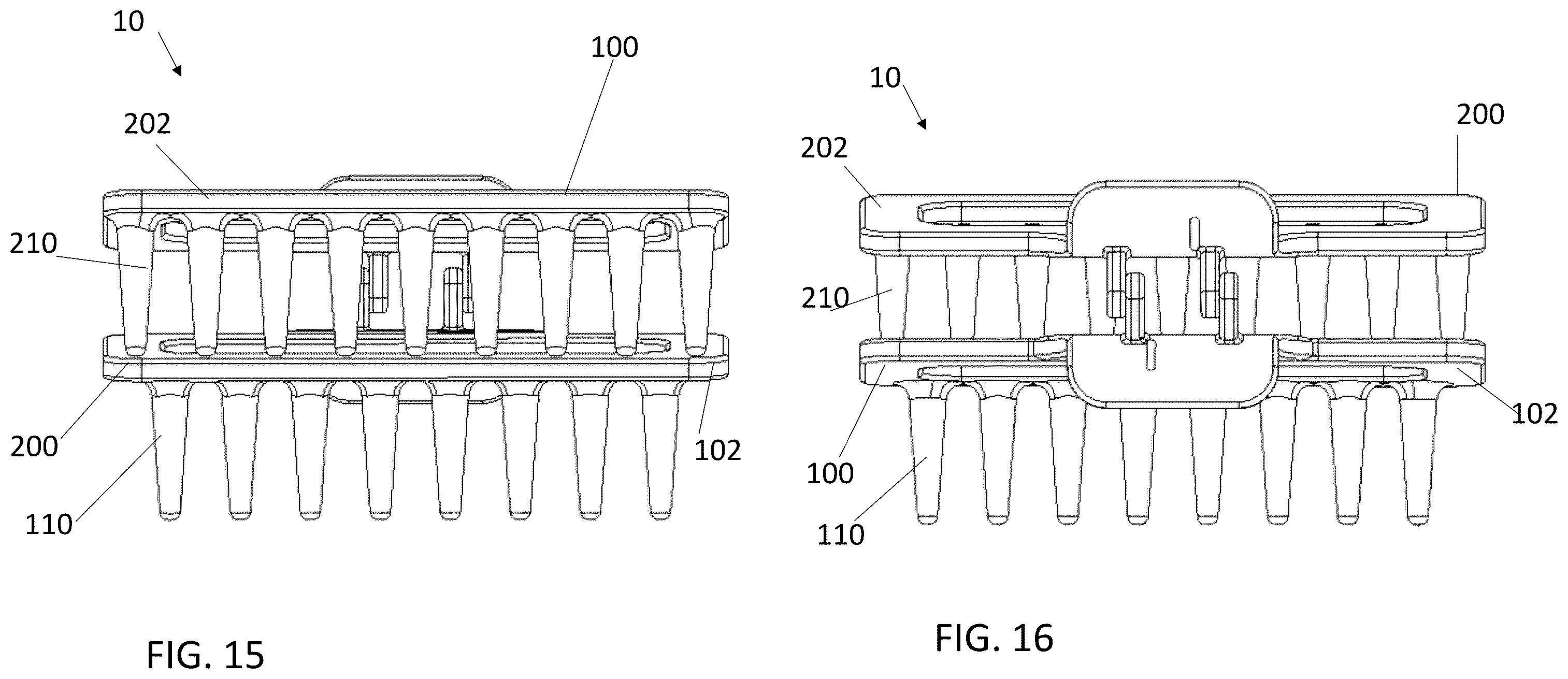 Patent US12599215 Figure 8 – Hair clip convertible comb