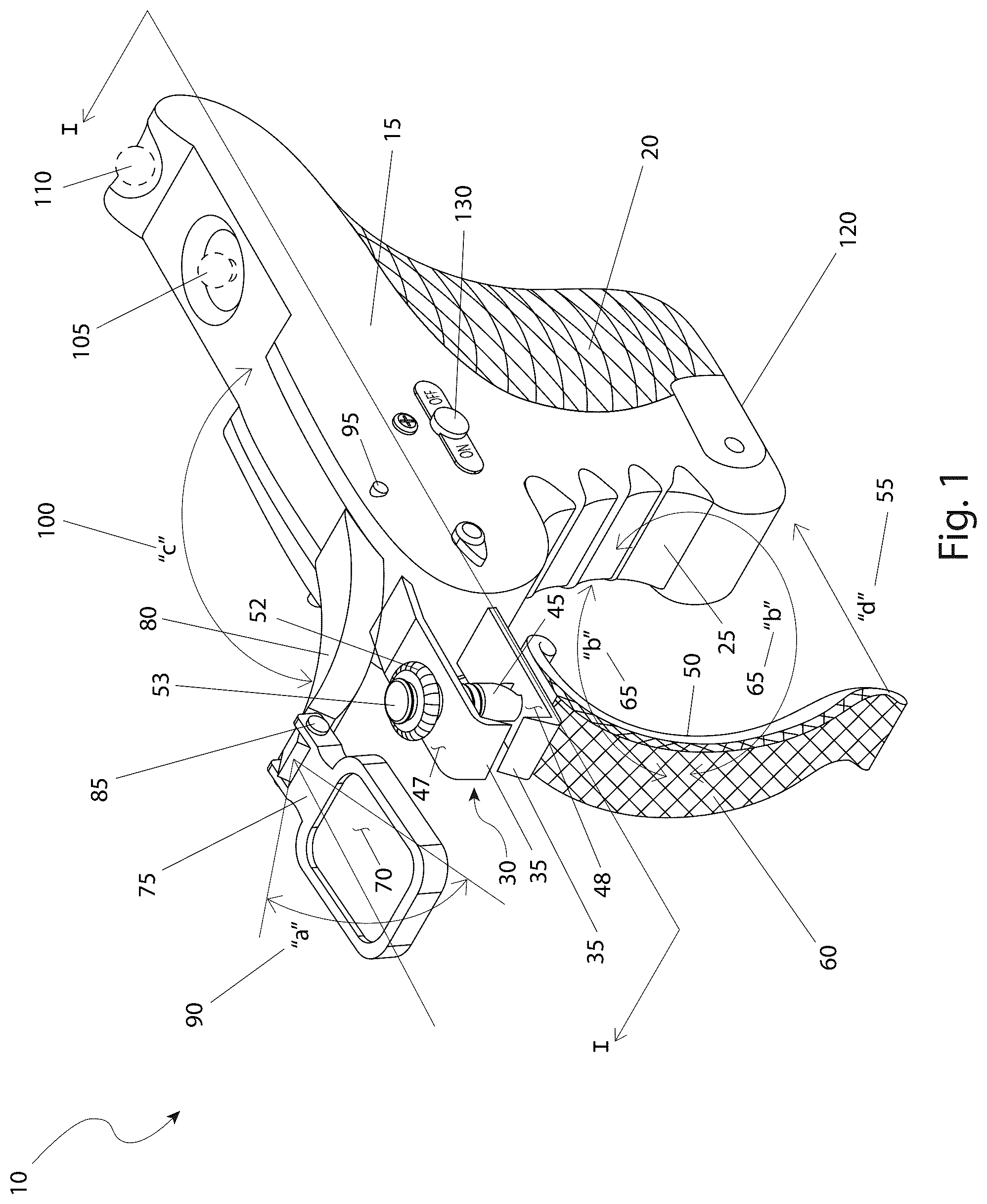 Patent US12599216 Figure 1 – Nail clipper