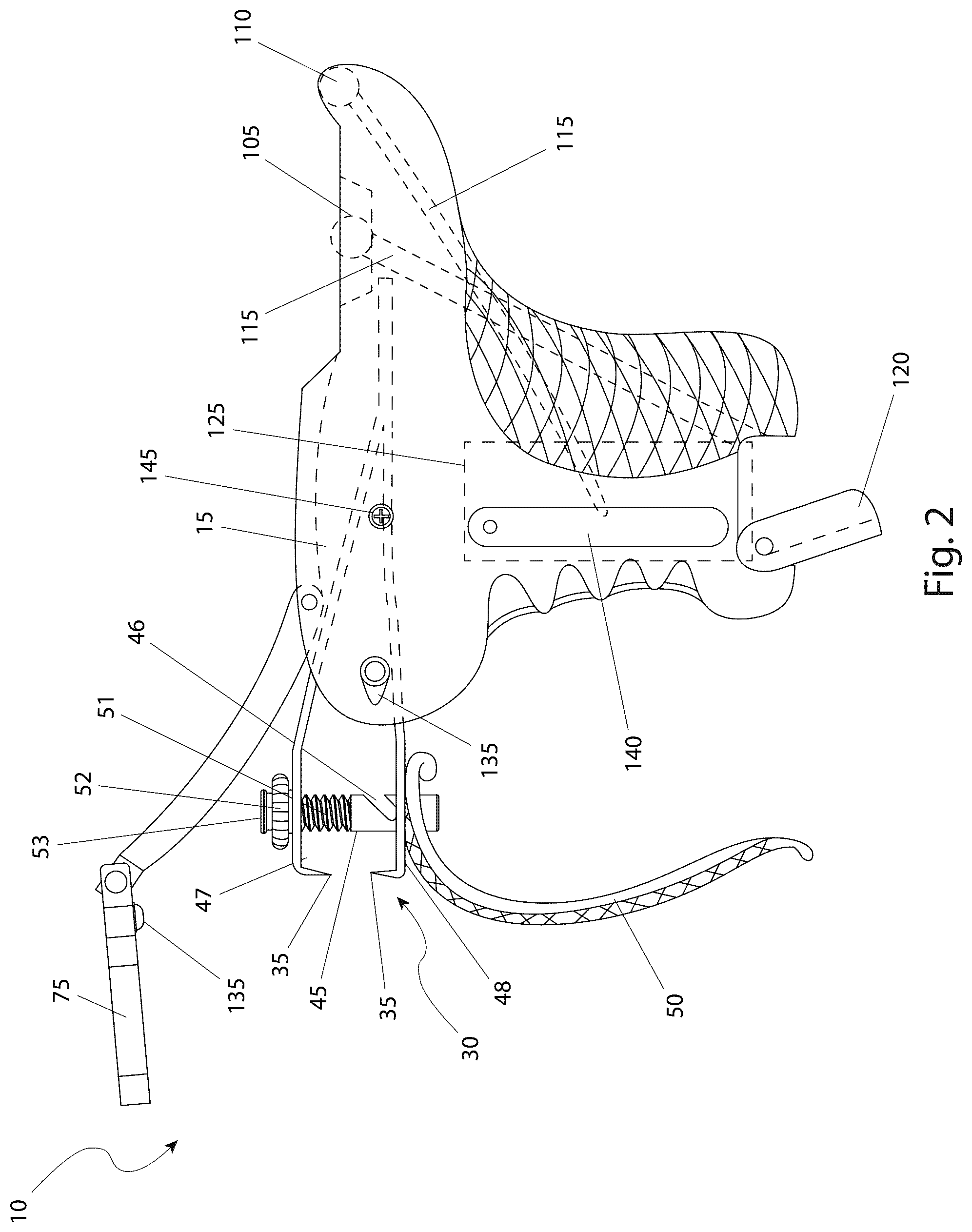 Patent US12599216 Figure 2 – Nail clipper