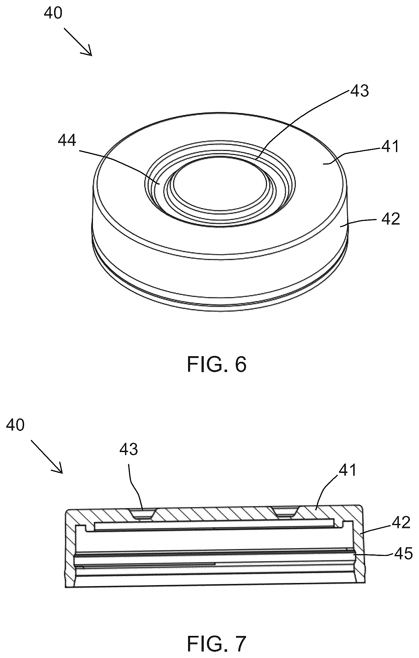 Patent US12599217 Figure 5 – Cosmetic container for mixing and dispensing two products