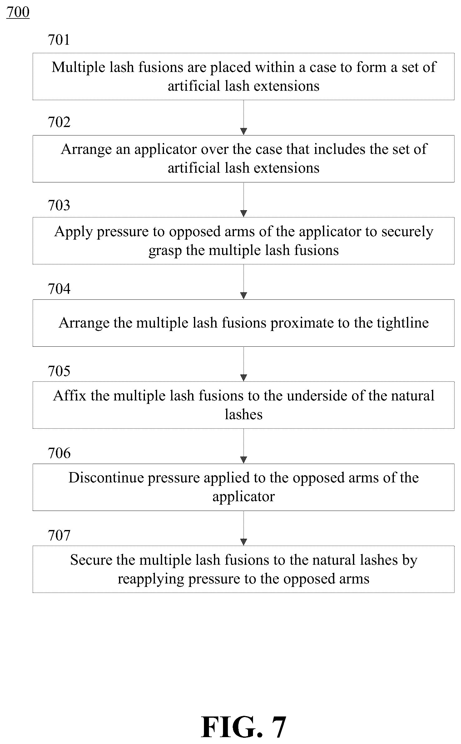 Patent US12599219 Figure 12 – Applicators and cases for artificial lash extensions