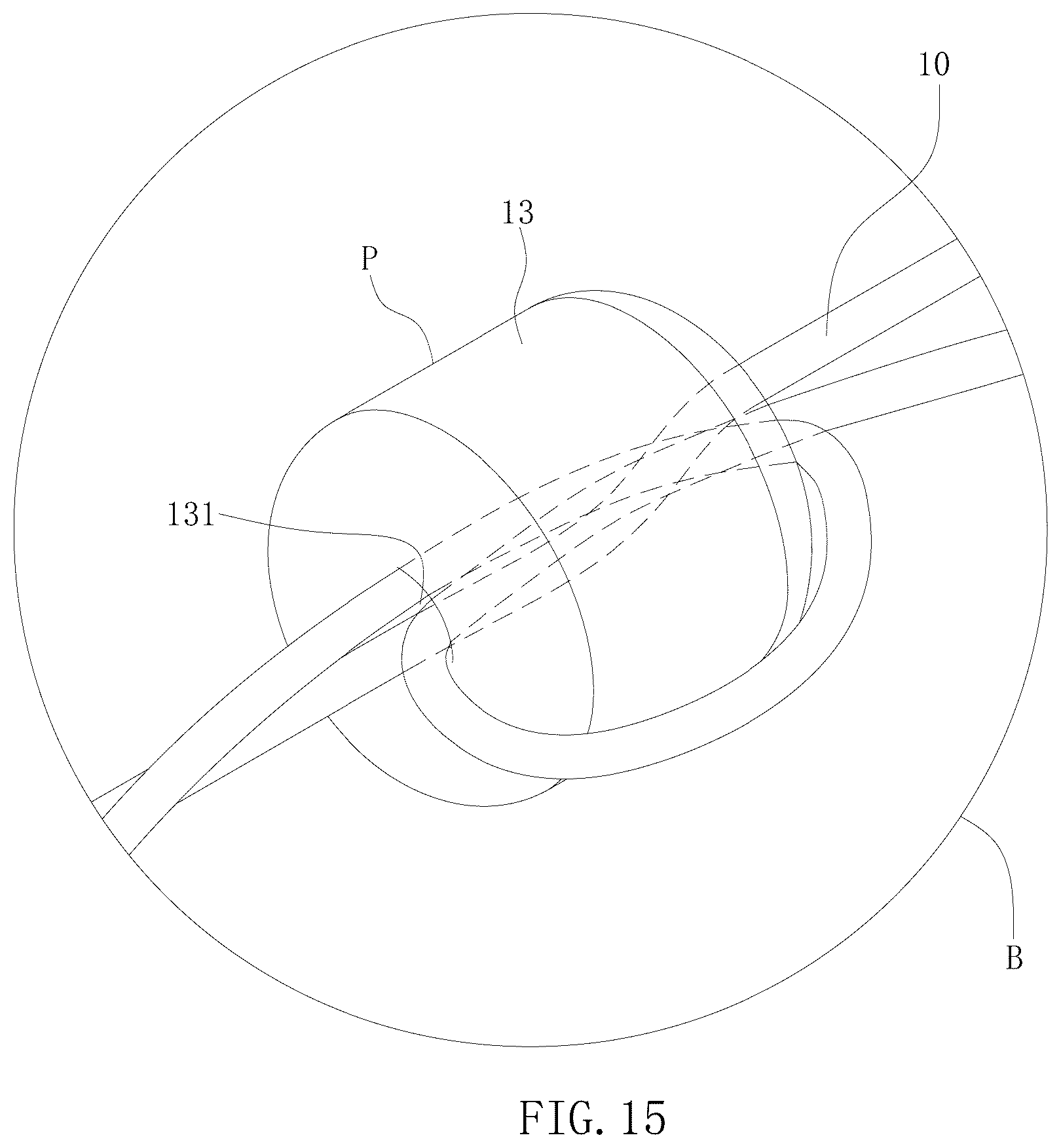 Patent US12599222 Figure 15 – Anti-loss rope and anti-loss device