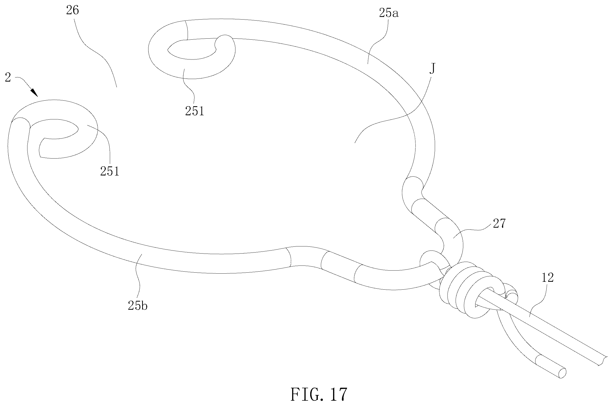 Patent US12599222 Figure 17 – Anti-loss rope and anti-loss device