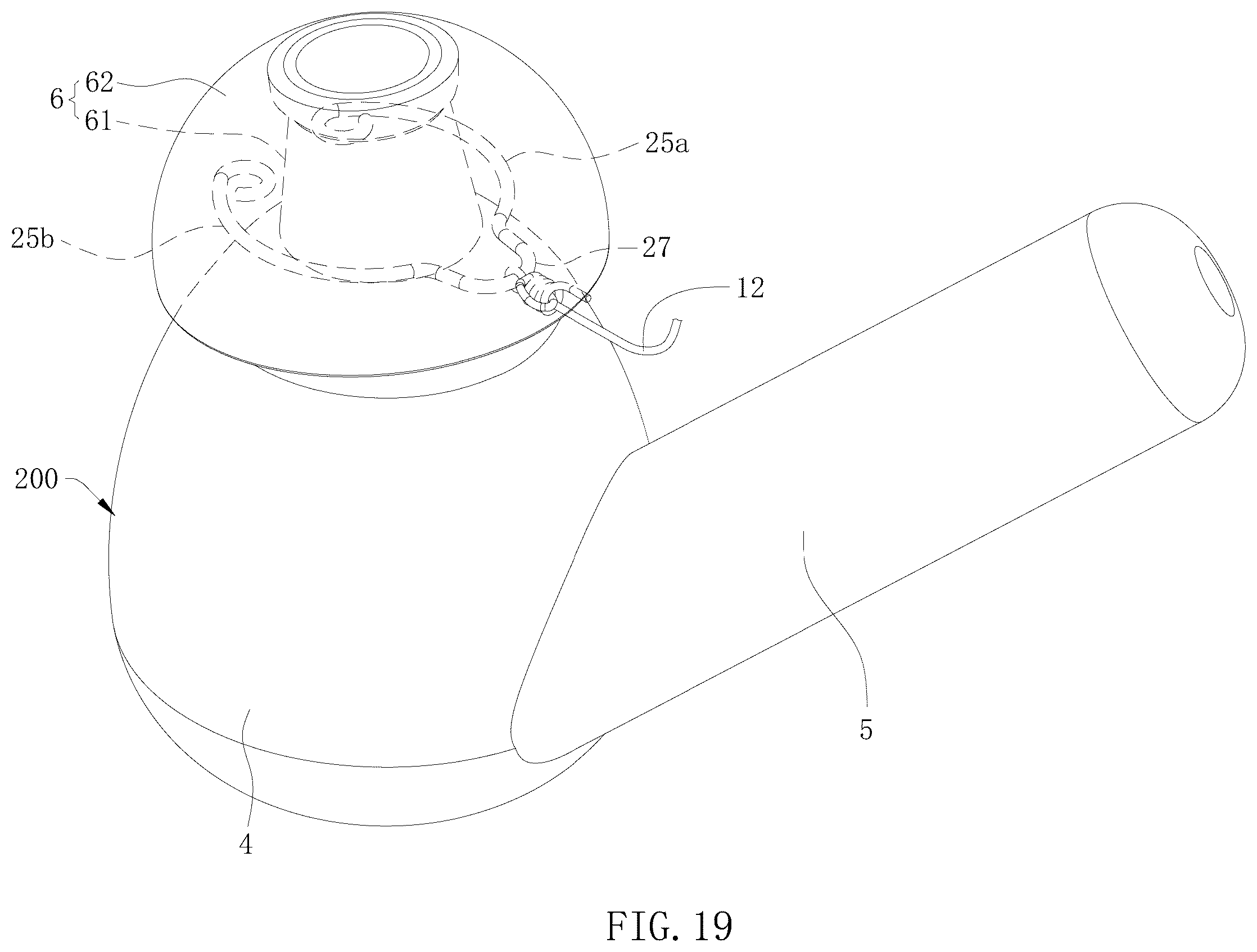 Patent US12599222 Figure 19 – Anti-loss rope and anti-loss device
