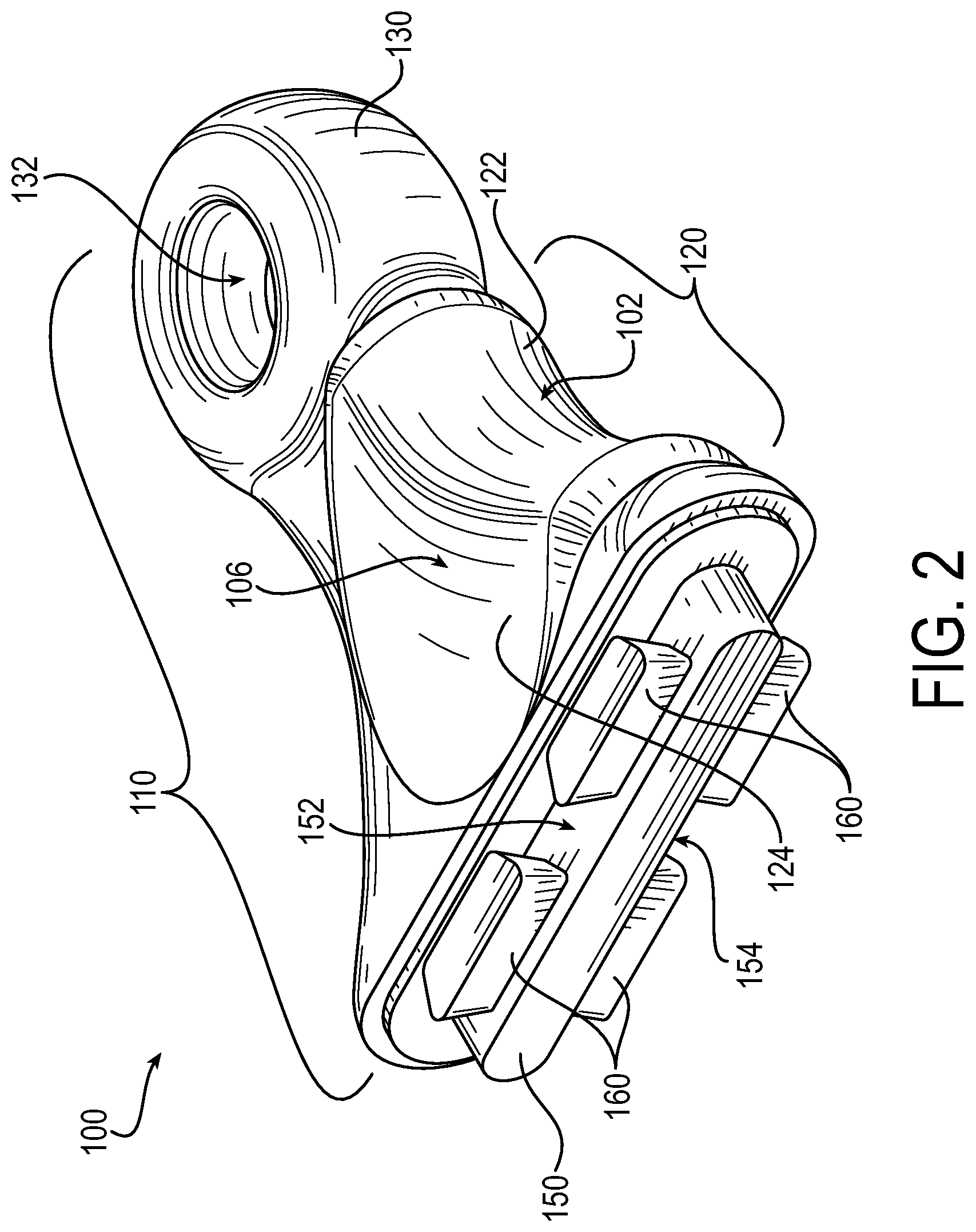 Patent US12599224 Figure 2 – Brush handle assembly and method for making