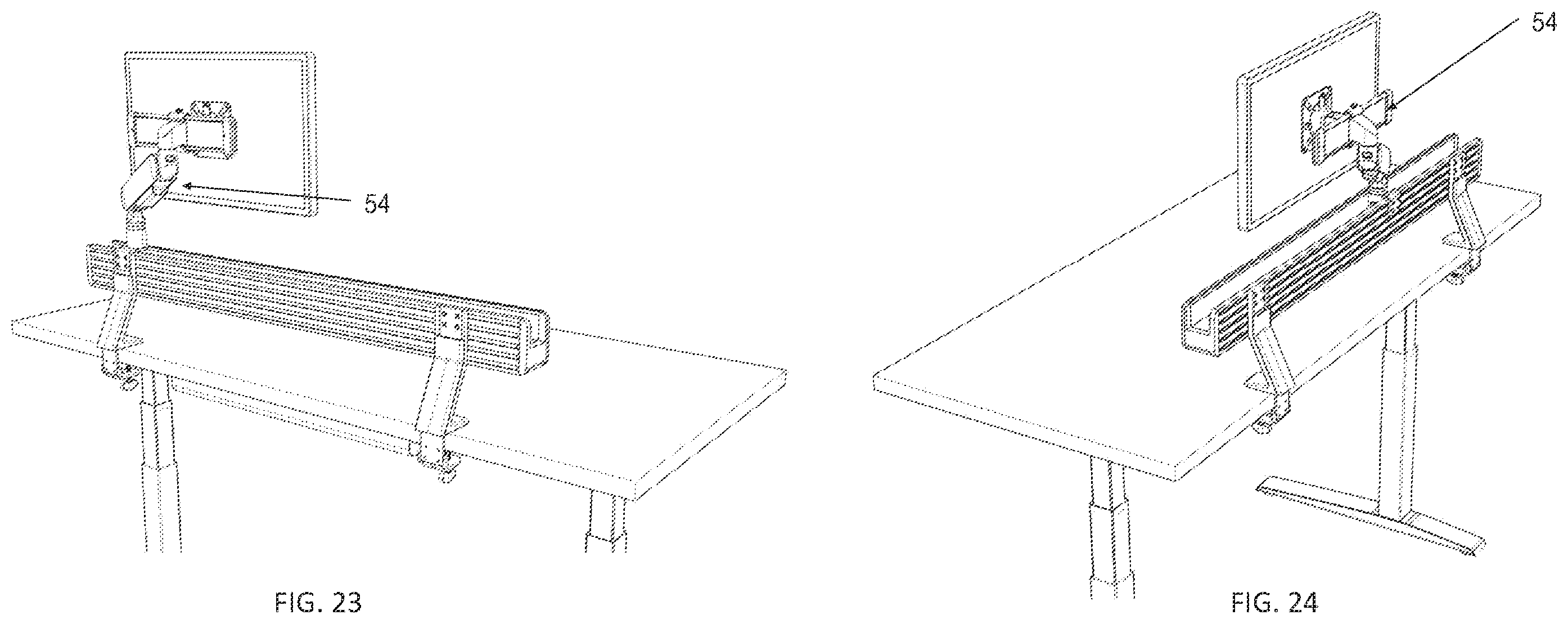 Patent US12599233 Figure 17 – Rail system for workspace with modular components