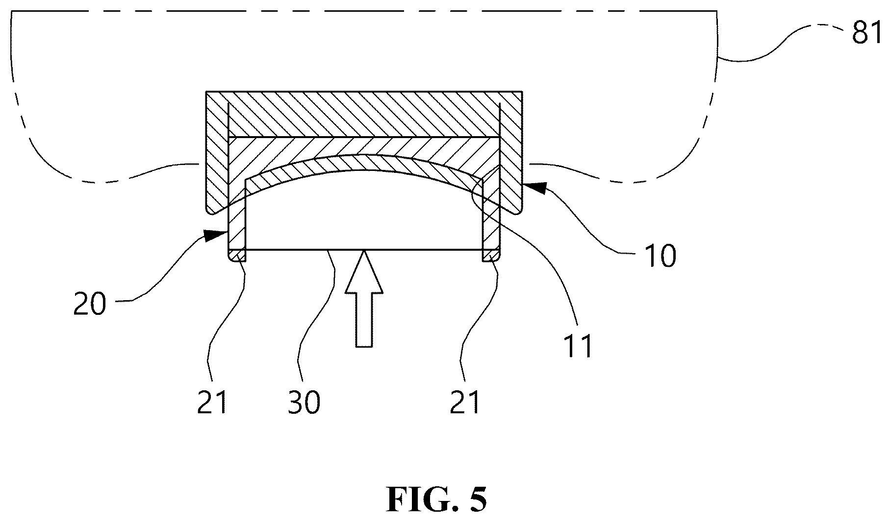 Patent US12599238 Figure 5 – Neck supporting device