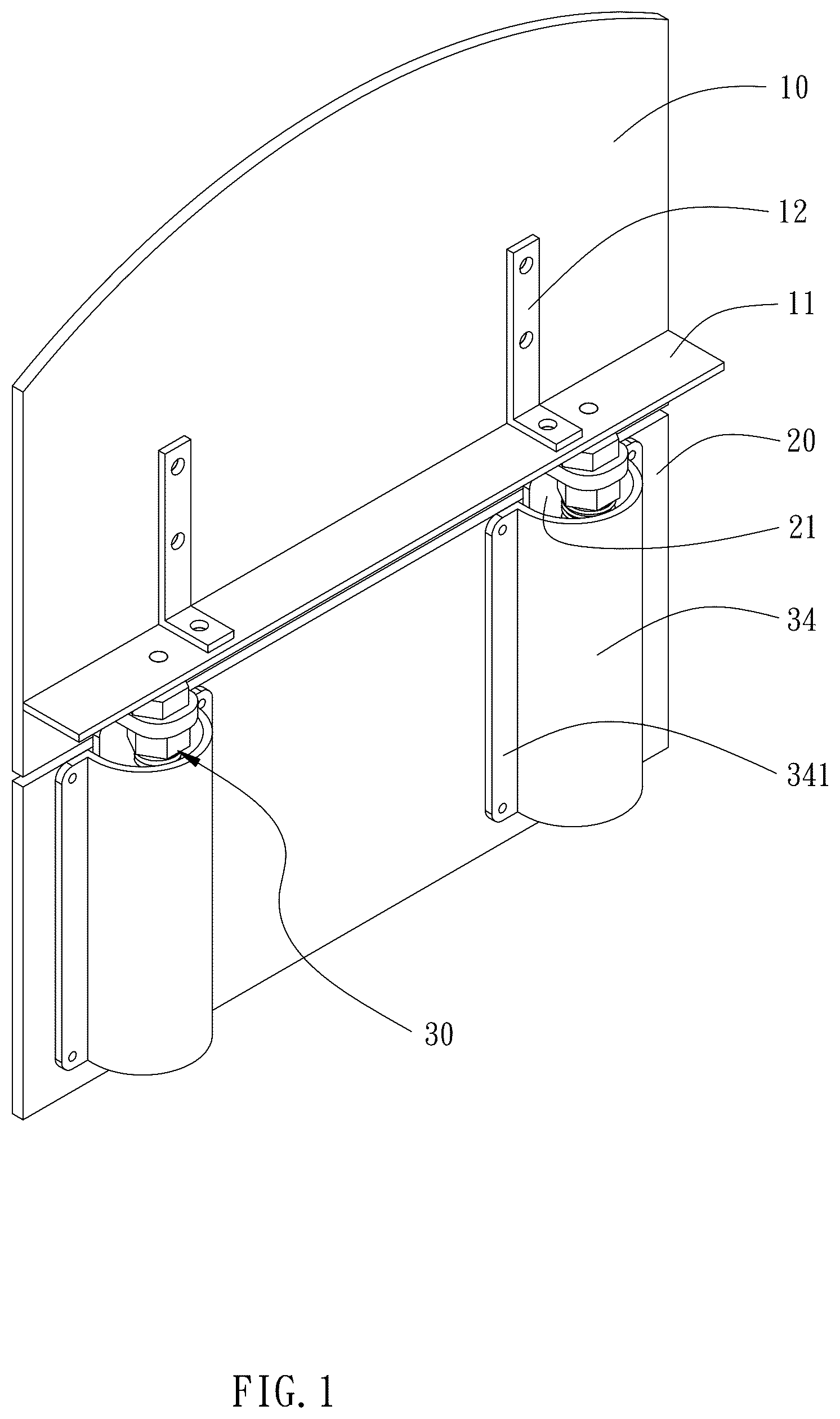 Patent US12599239 — Chair-back adjusting structure — Figure 1