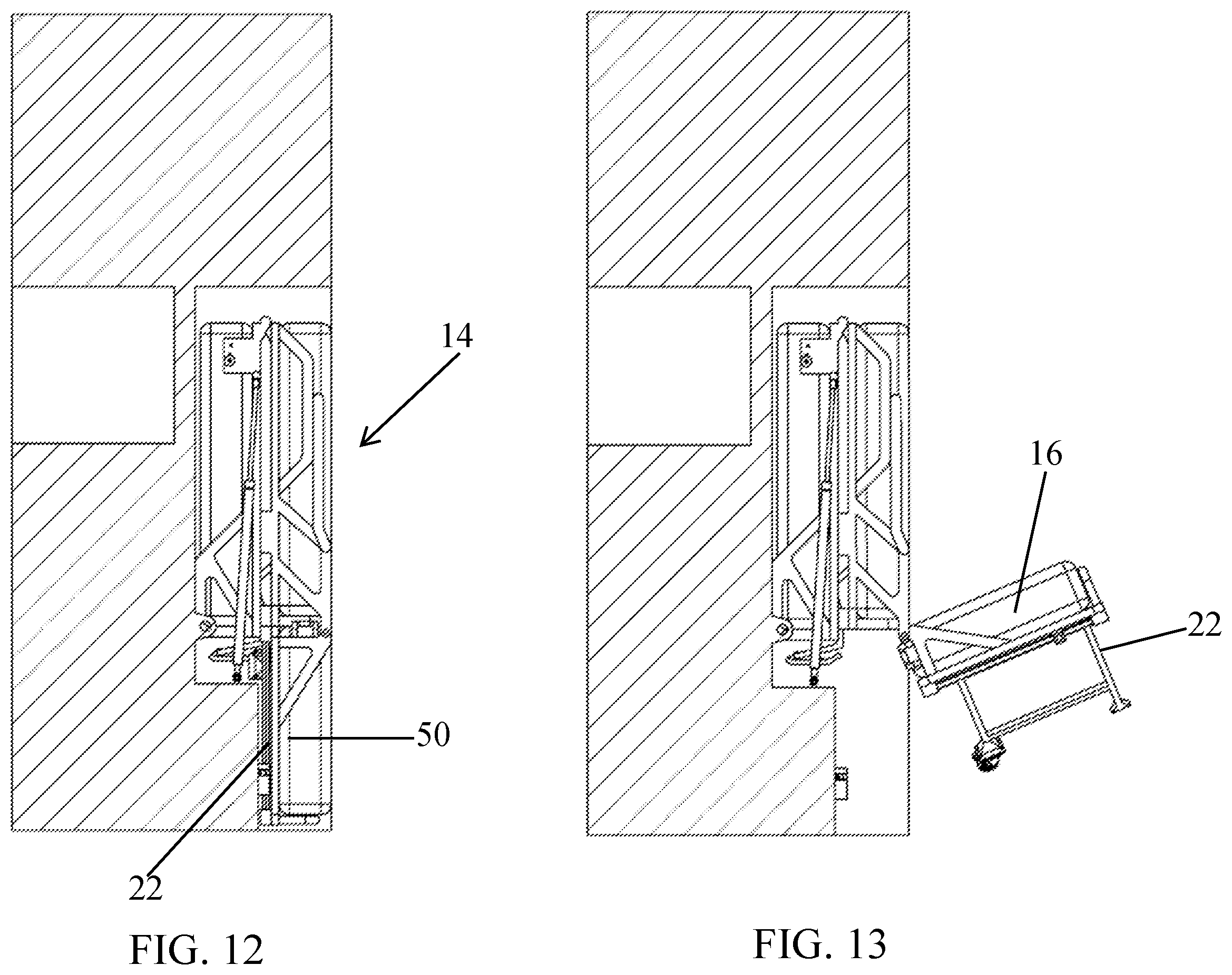 Patent US12599243 Figure 9 – Sofa bed system