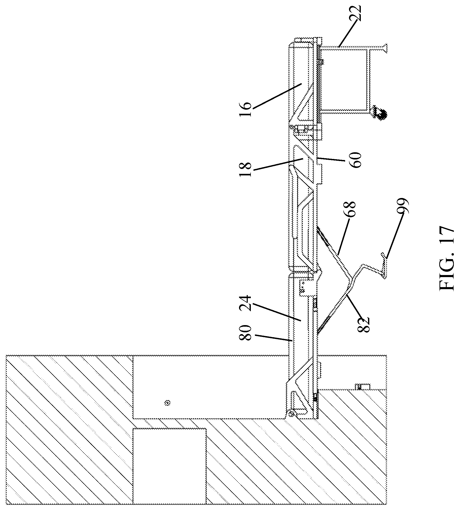 Patent US12599243 Figure 12 – Sofa bed system