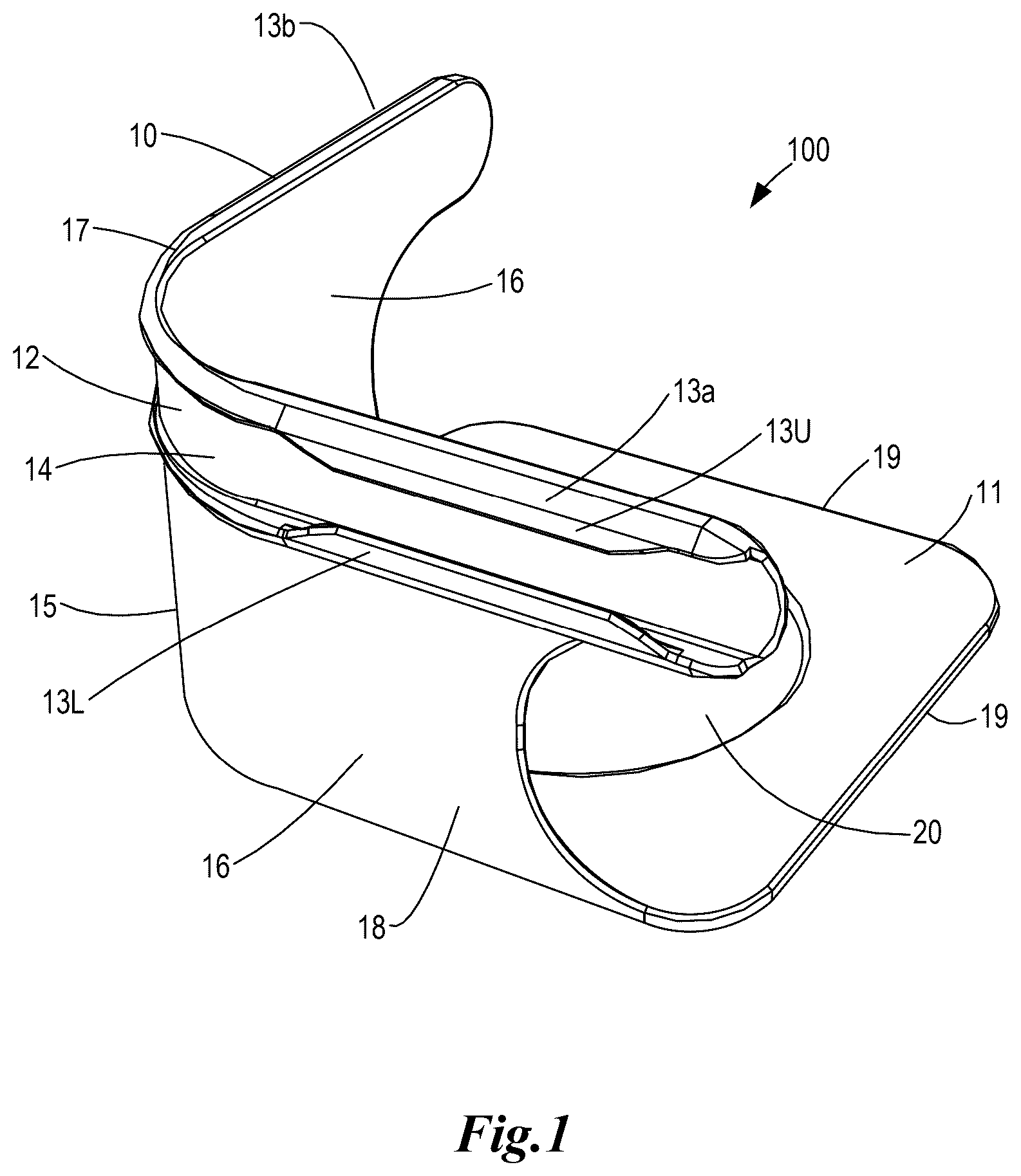Patent US12599246 Figure 1 – Bed sheet retention systems, system components, and methods of making and using the same