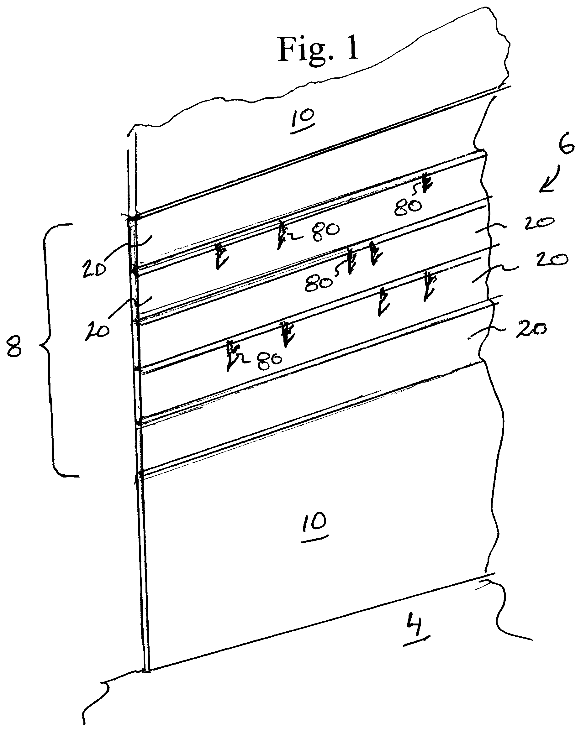 Patent US12599252 Figure 1 – Organizer wall panel assembly