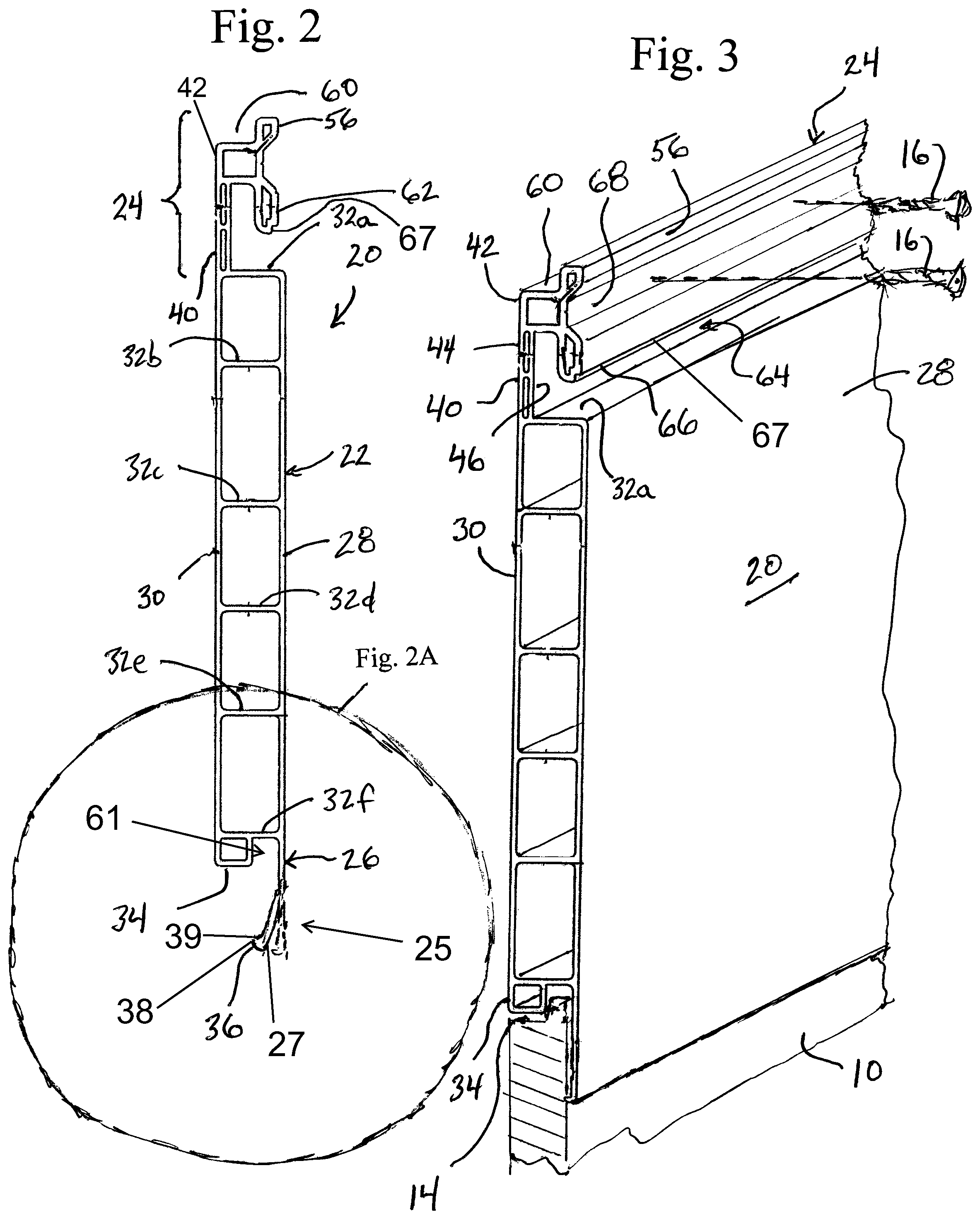 Patent US12599252 Figure 2 – Organizer wall panel assembly