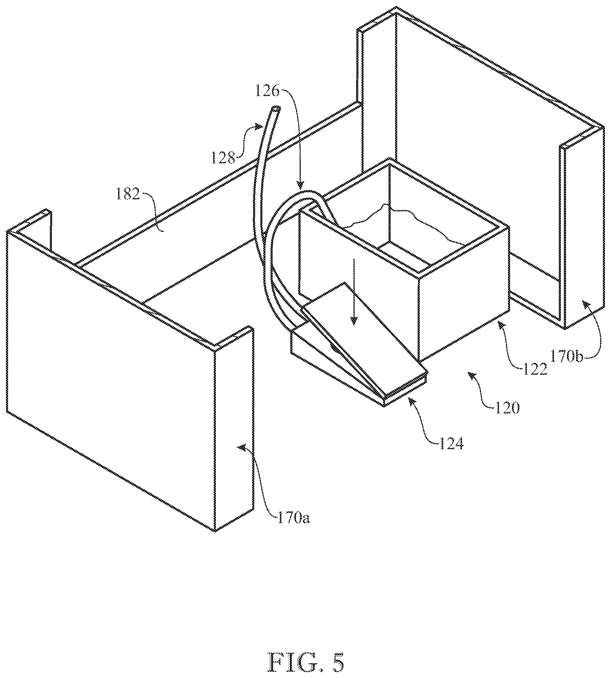 Patent US12599253 Figure 5 – Collapsible bar assembly