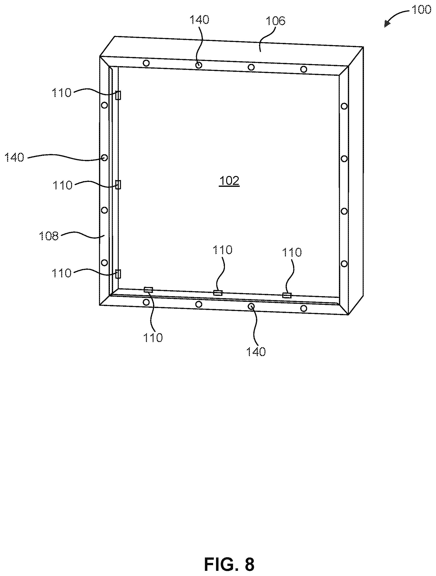 Patent US12599254 Figure 8 – Image display