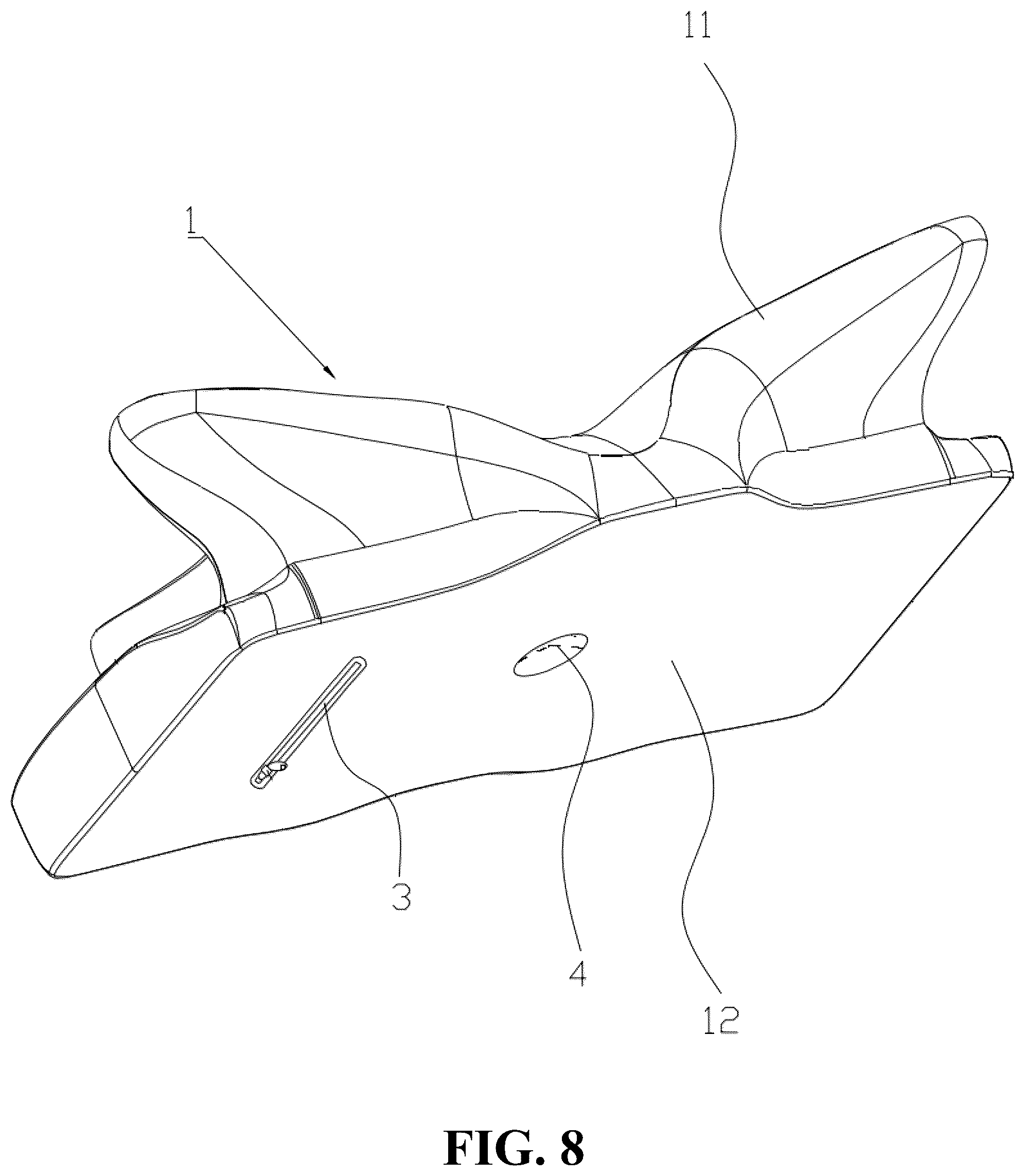 Patent US12599255 Figure 5 – Pillowcase