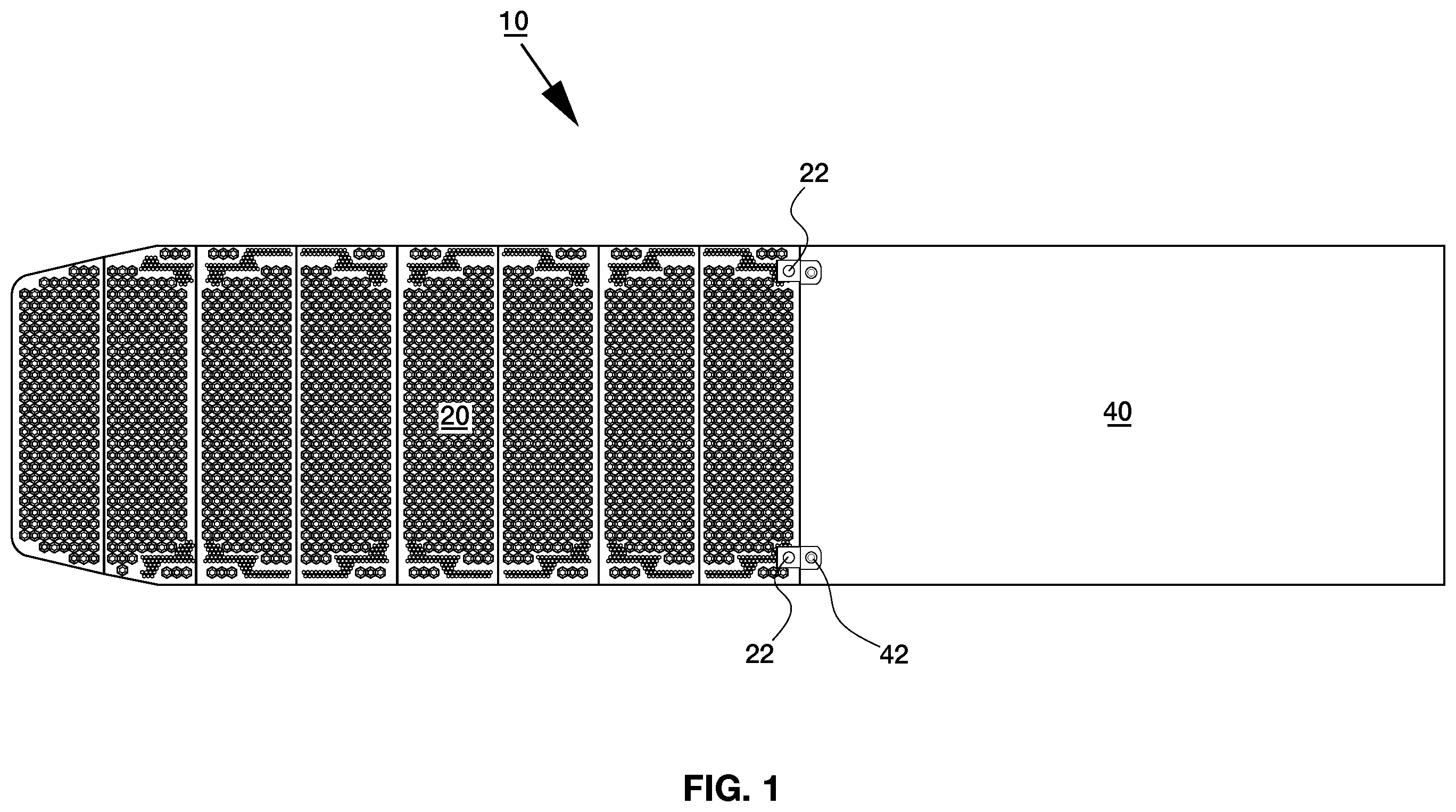Patent US12599256 Figure 1 – Lightweight sleeping pad system having separable and dissimilar segments, and method of using