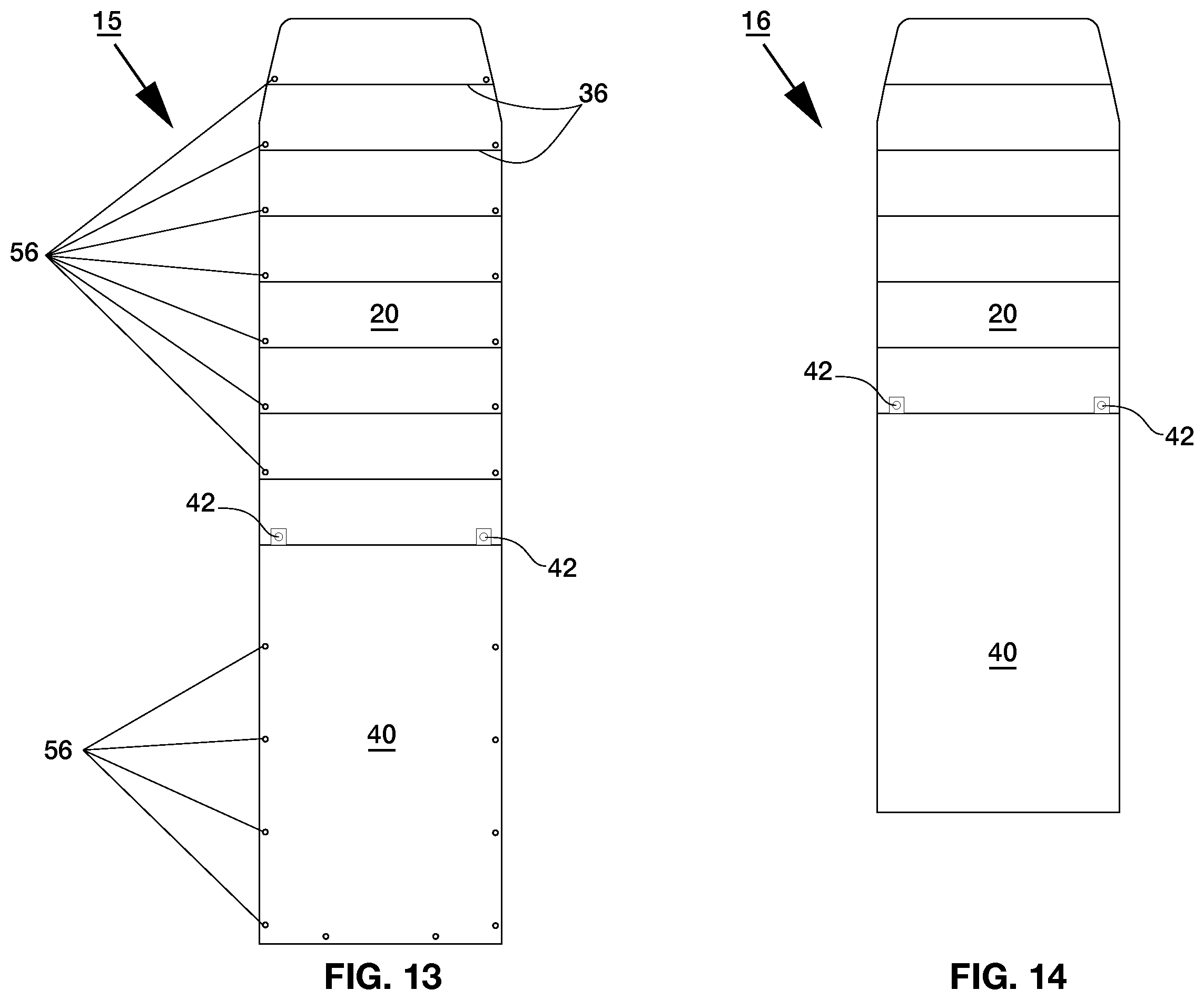 Patent US12599256 Figure 11 – Lightweight sleeping pad system having separable and dissimilar segments, and method of using
