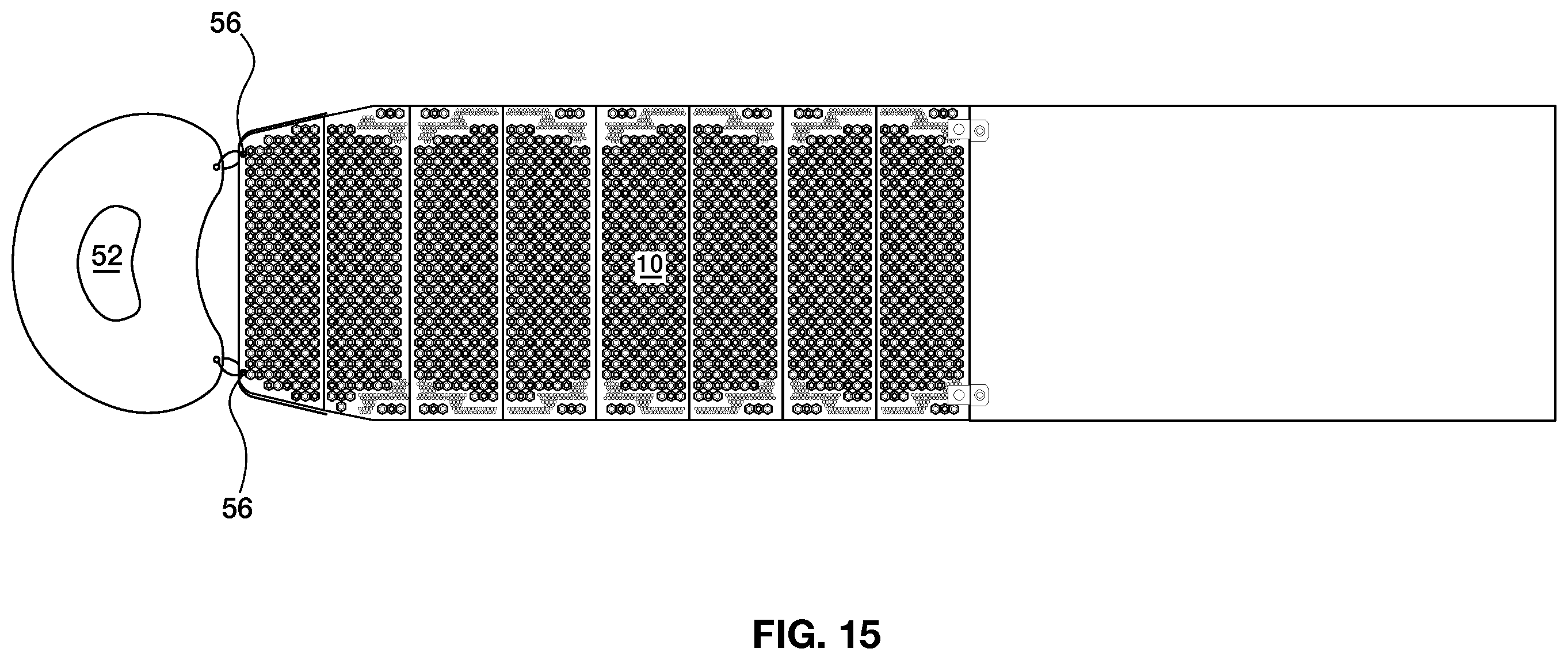 Patent US12599256 Figure 12 – Lightweight sleeping pad system having separable and dissimilar segments, and method of using