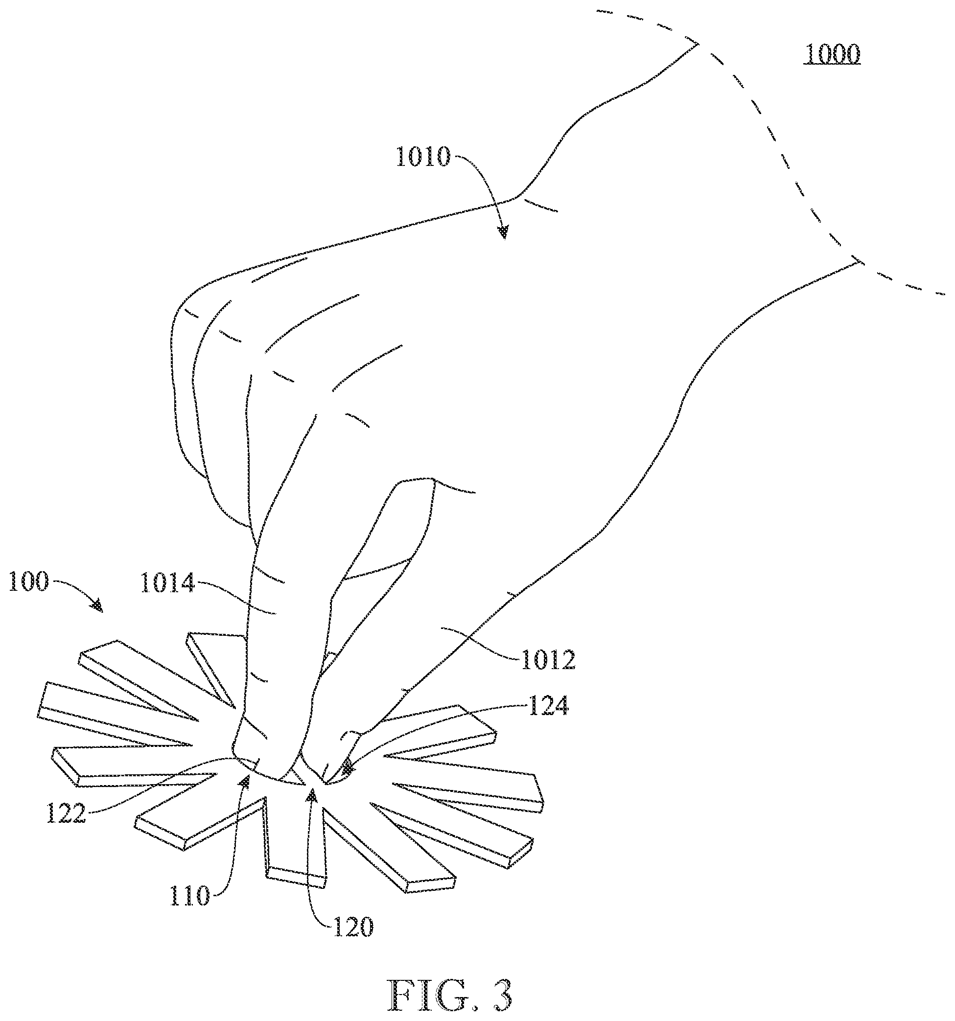 Patent US12599259 Figure 3 – Ice restraining device