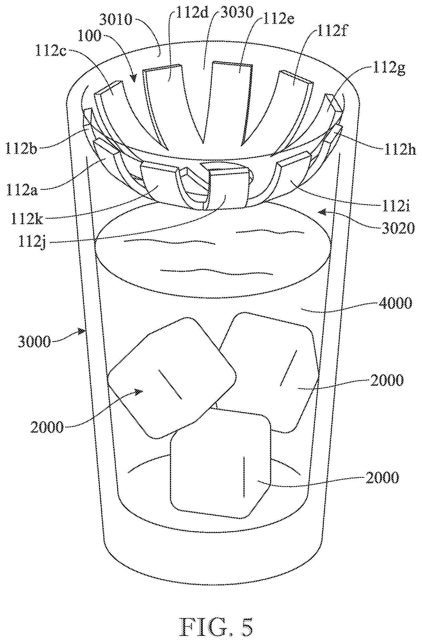 Patent US12599259 Figure 5 – Ice restraining device