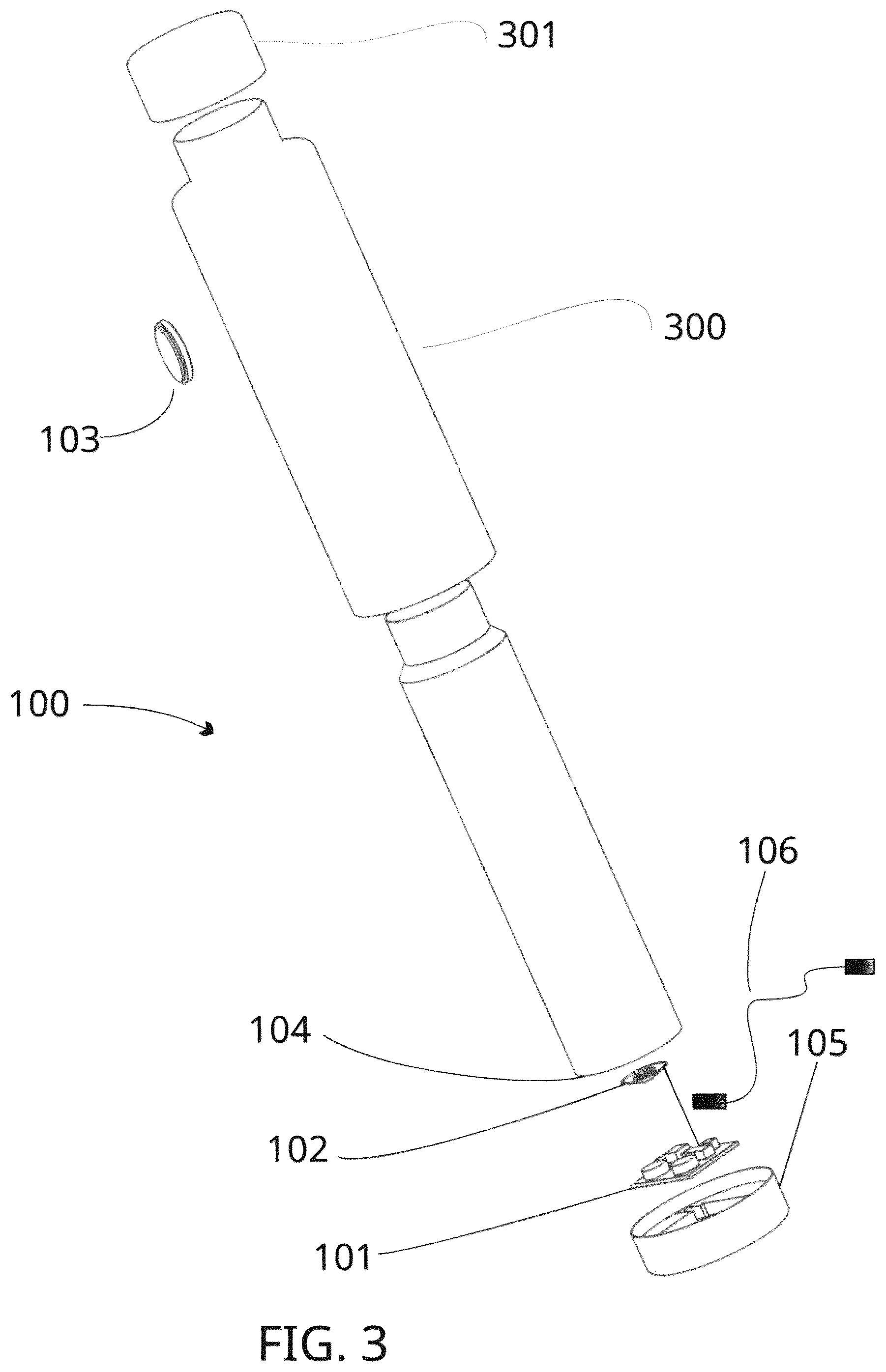 Patent US12599260 Figure 3 – Audio apparatus in drinkware