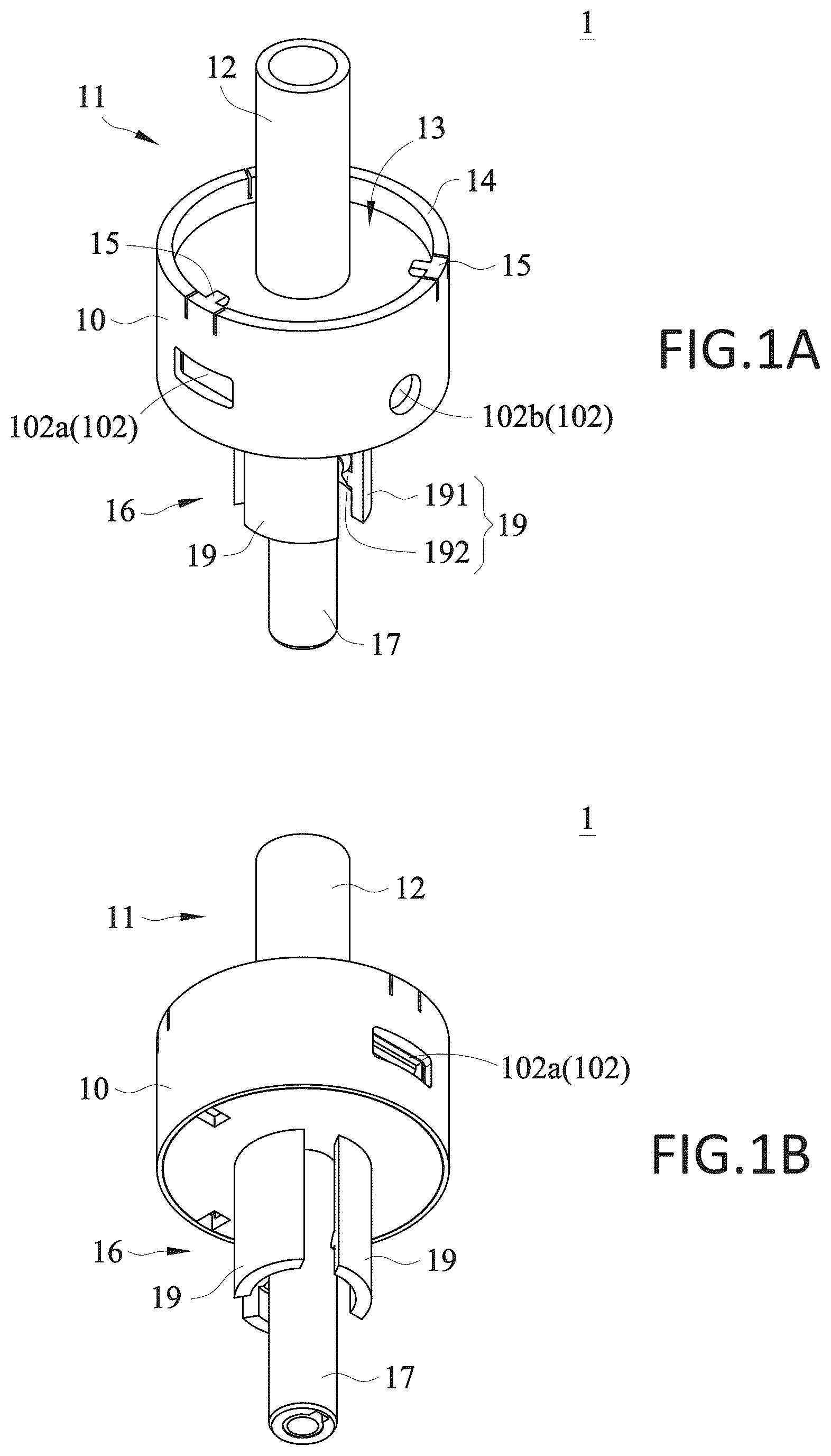 Patent US12599263 Figure 1 – Universal treetop mount