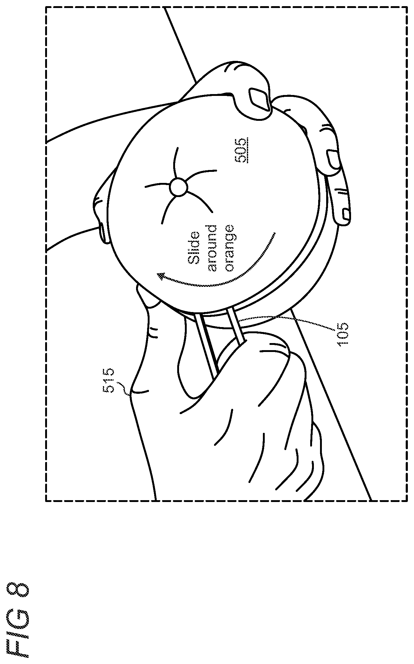 Patent US12599264 Figure 6 – Citrus peeler
