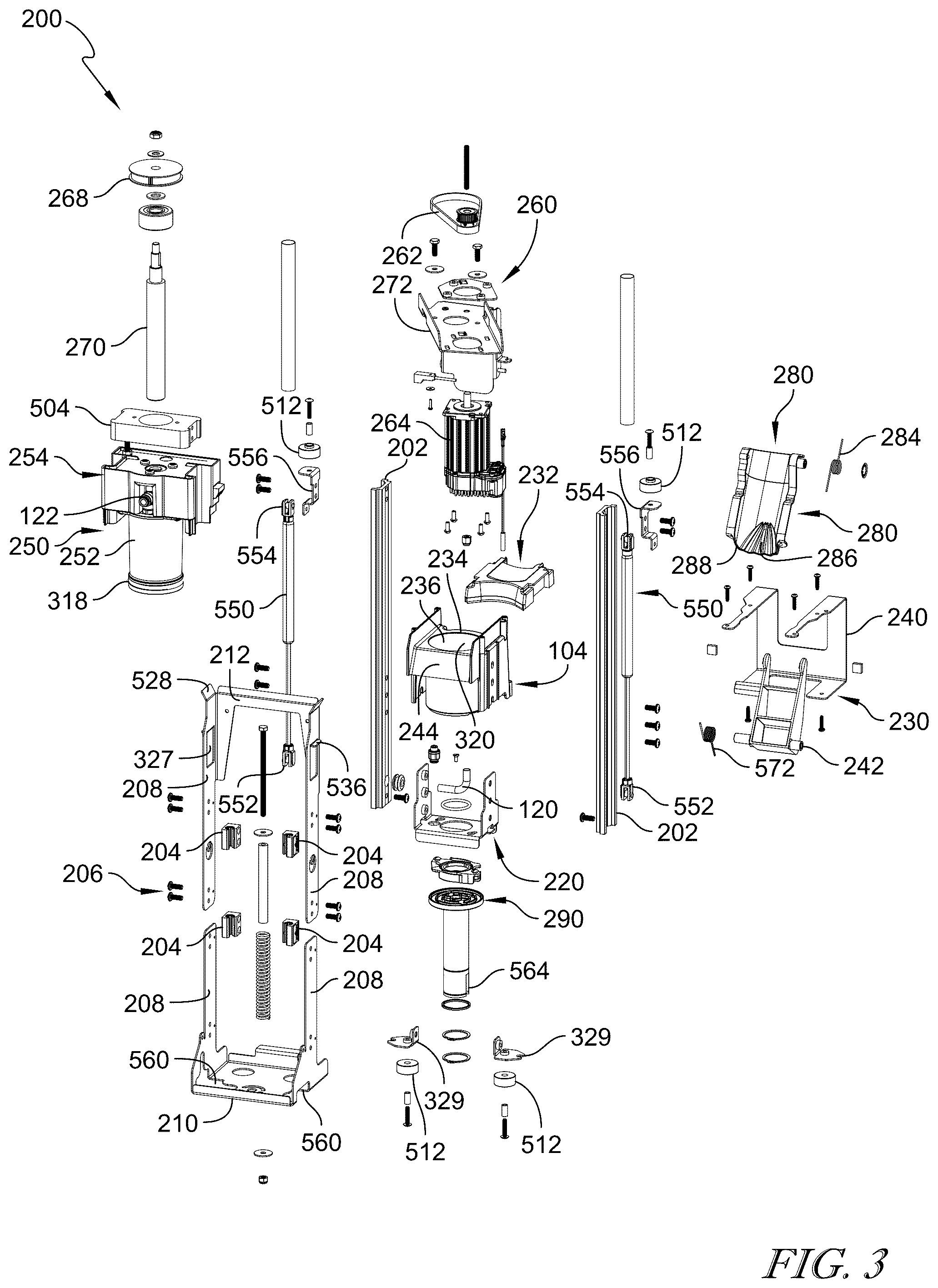 Patent US12599266 Figure 3 – Axially operable brewing system