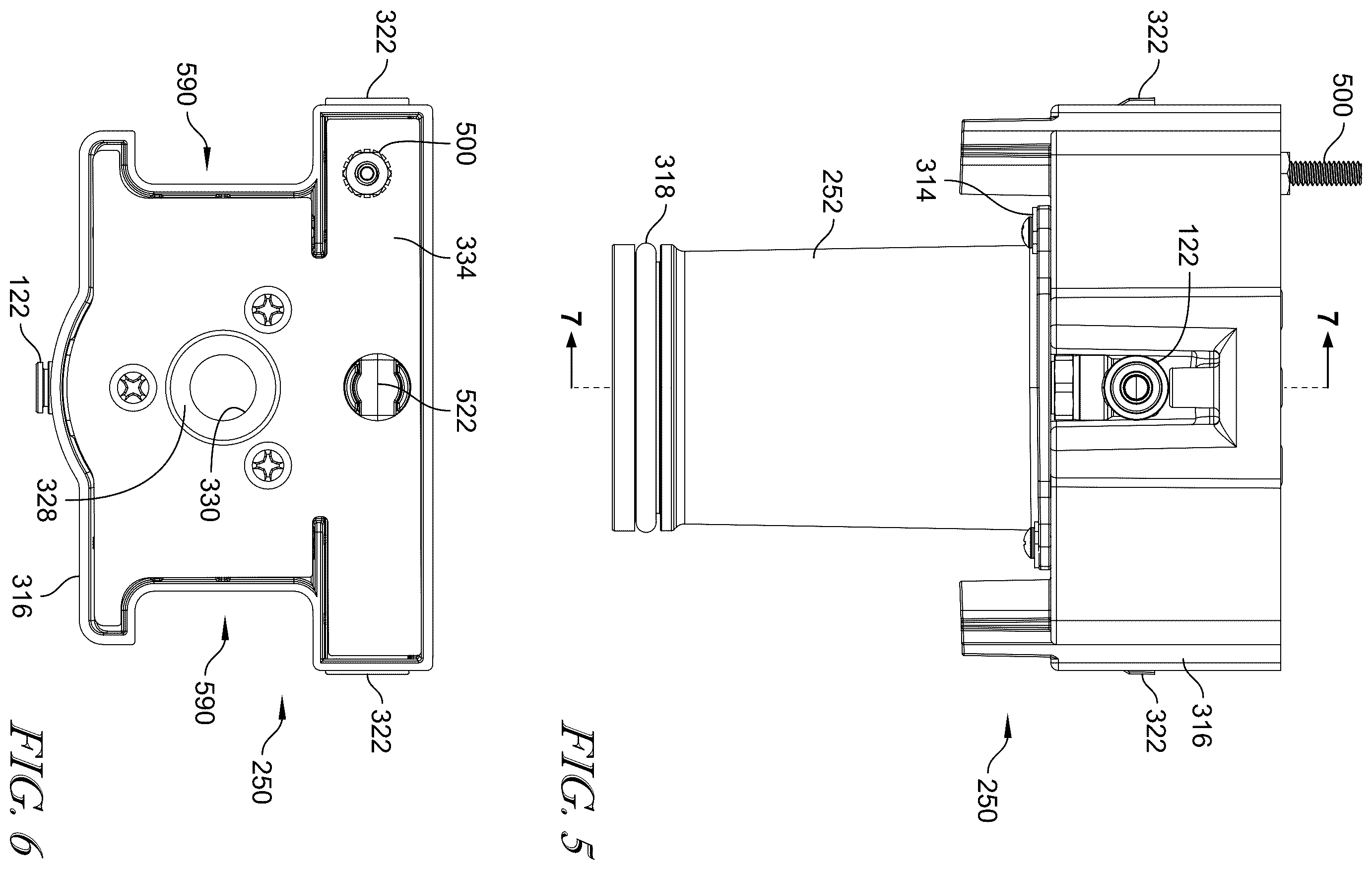 Patent US12599266 Figure 5 – Axially operable brewing system