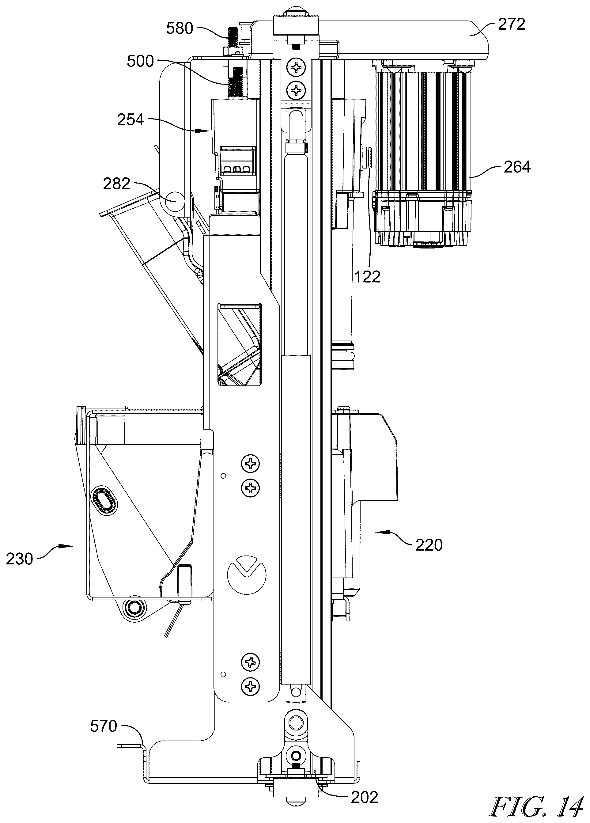 Patent US12599266 Figure 11 – Axially operable brewing system
