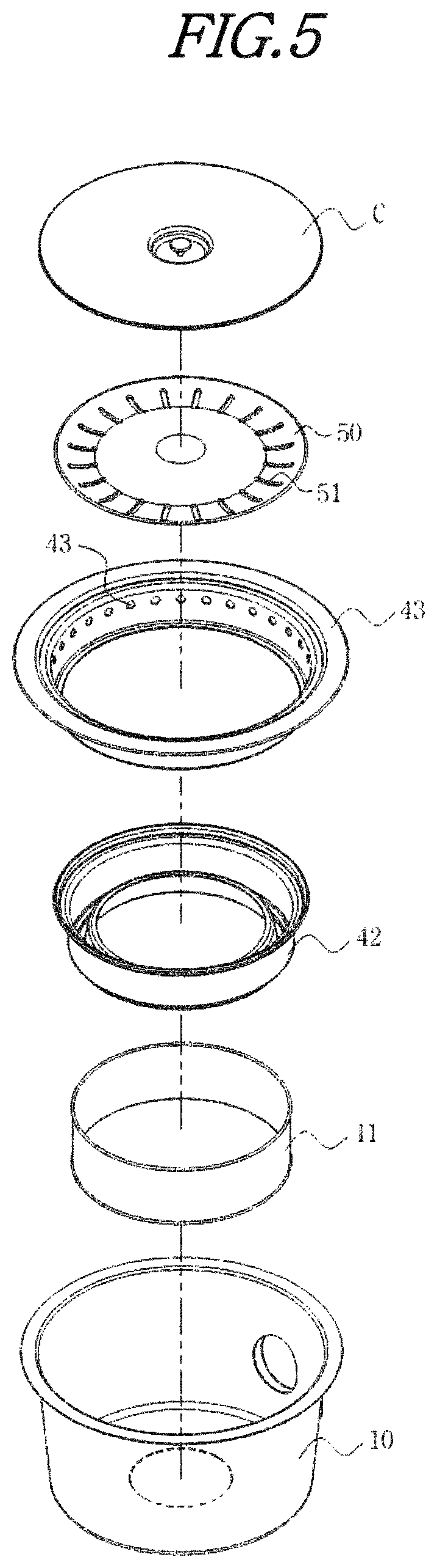 Patent US12599267 Figure 5 – Air circulating roaster