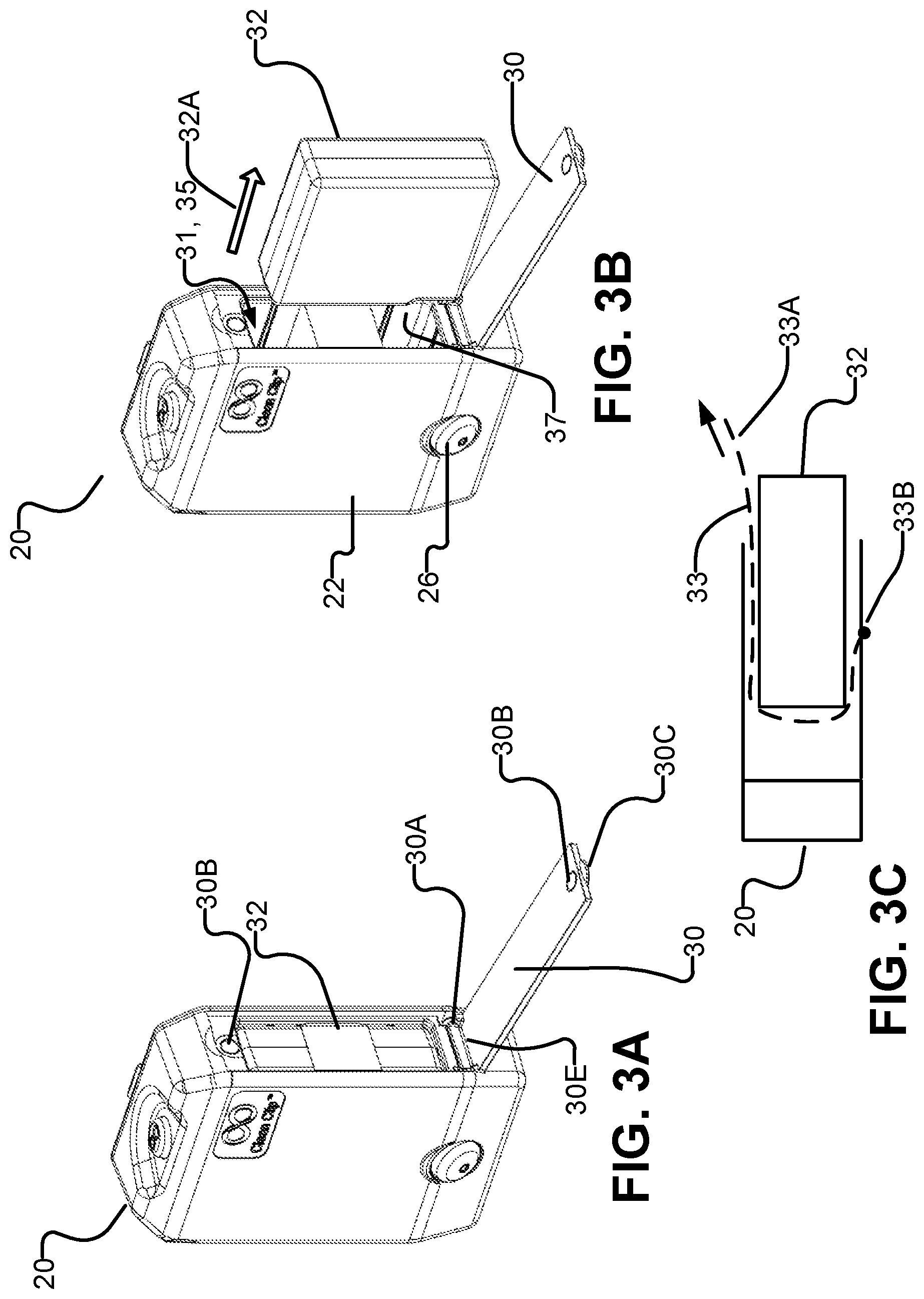 Patent US12599270 Figure 4 – Portable personal hand sanitizer dispenser