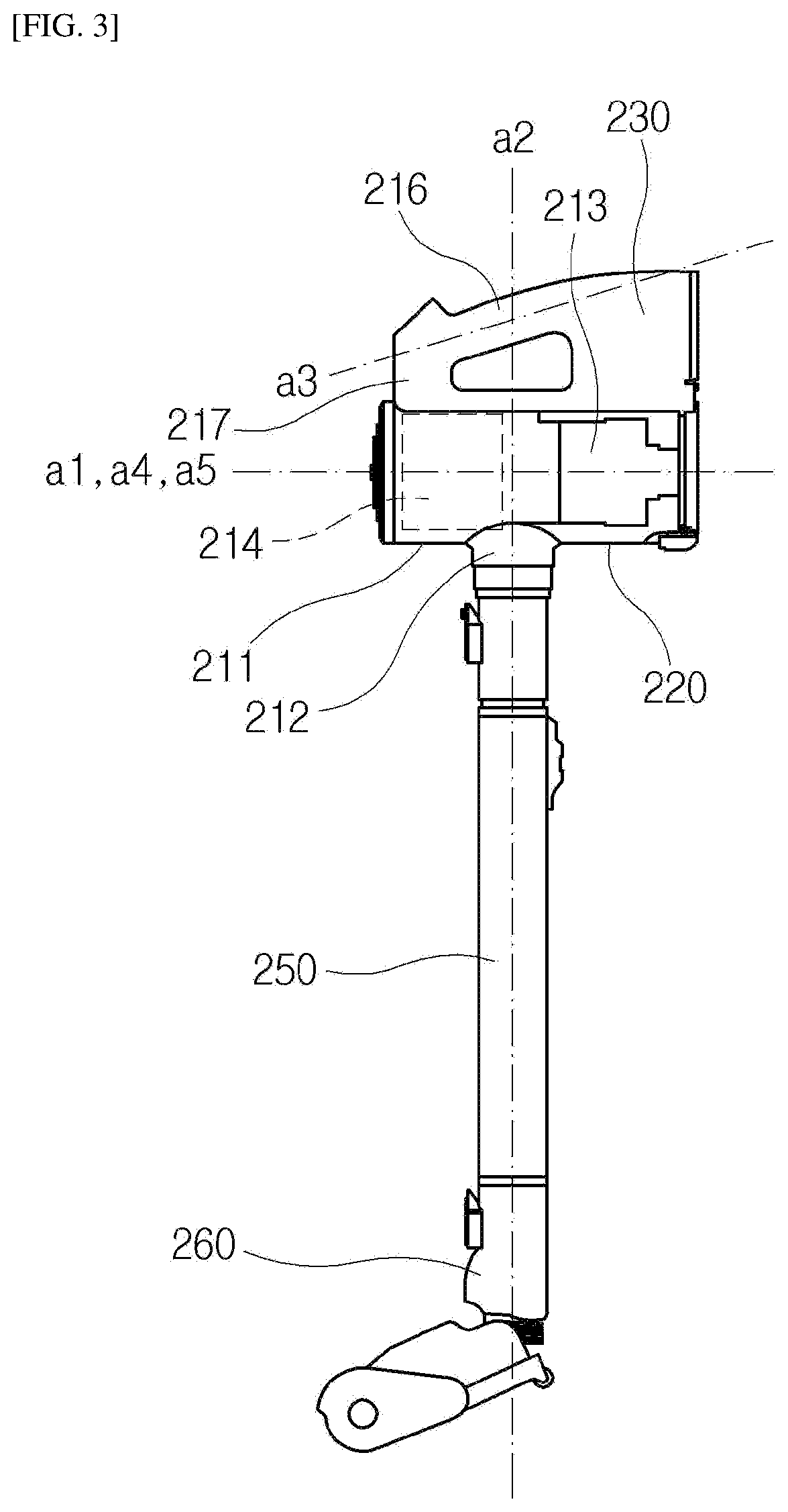 Patent US12599276 Figure 3 – Cleaner station with fixing unit