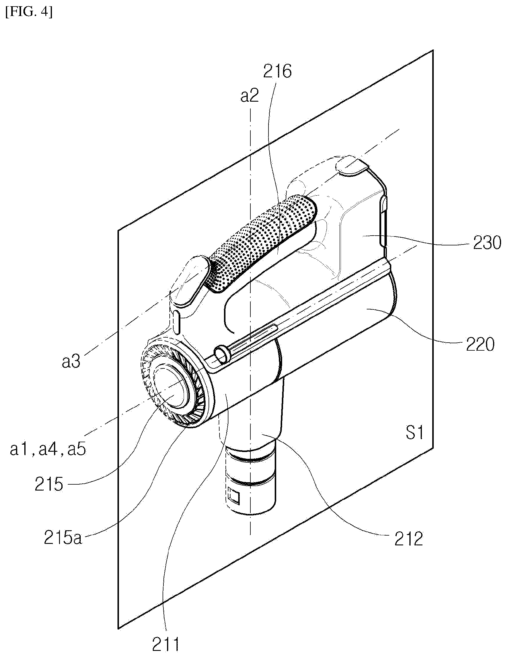 Patent US12599276 Figure 4 – Cleaner station with fixing unit