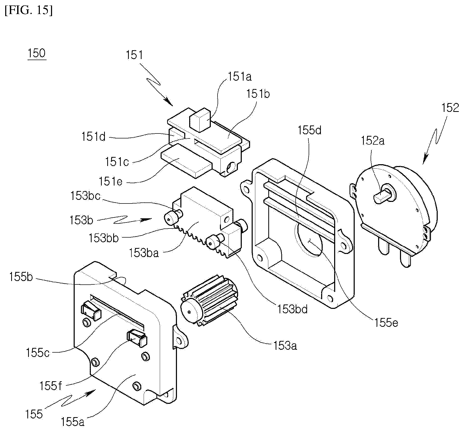 Patent US12599276 Figure 15 – Cleaner station with fixing unit