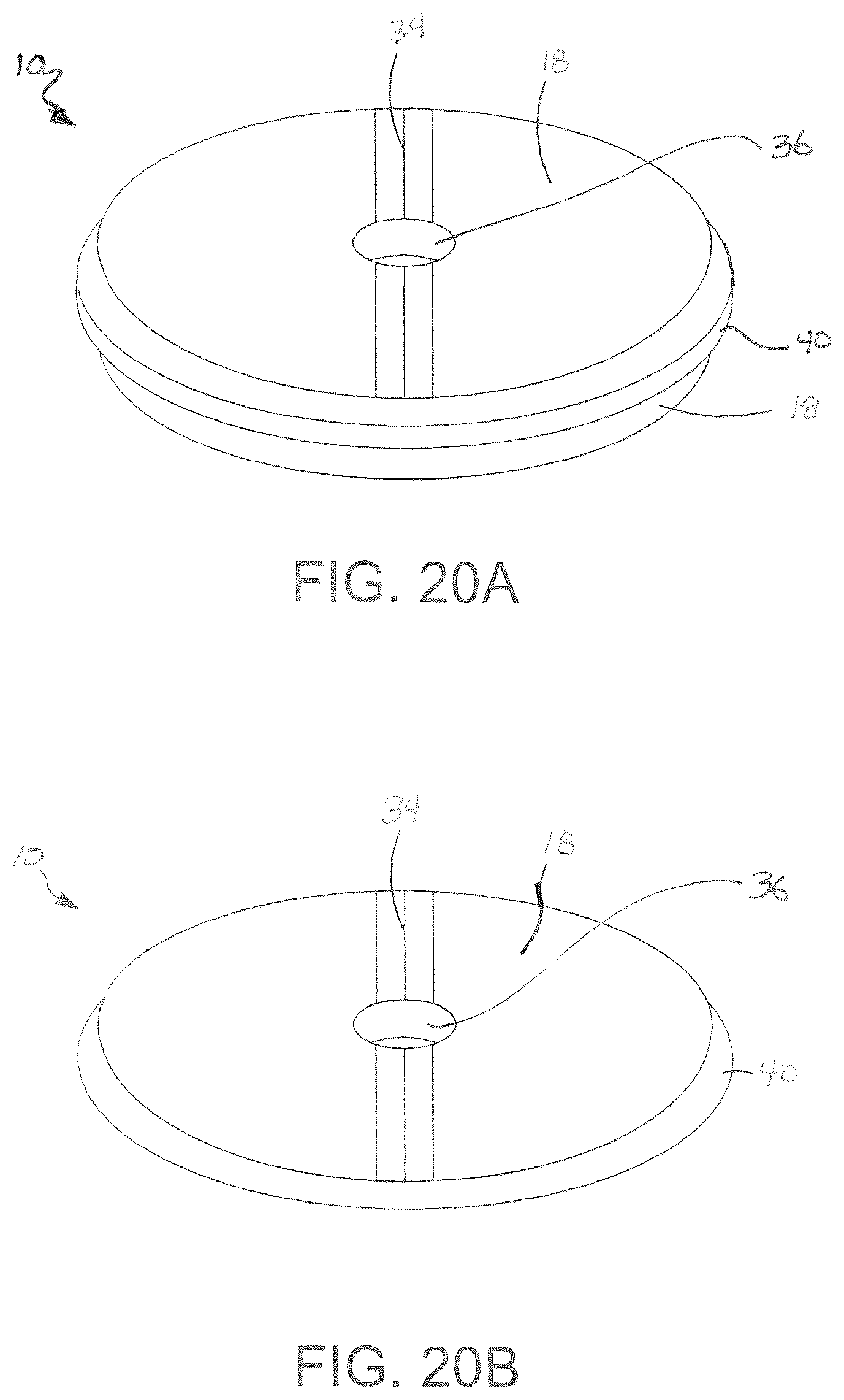 Patent US12599278 Figure 14 – Rotary floor buffing pad with agitator insert