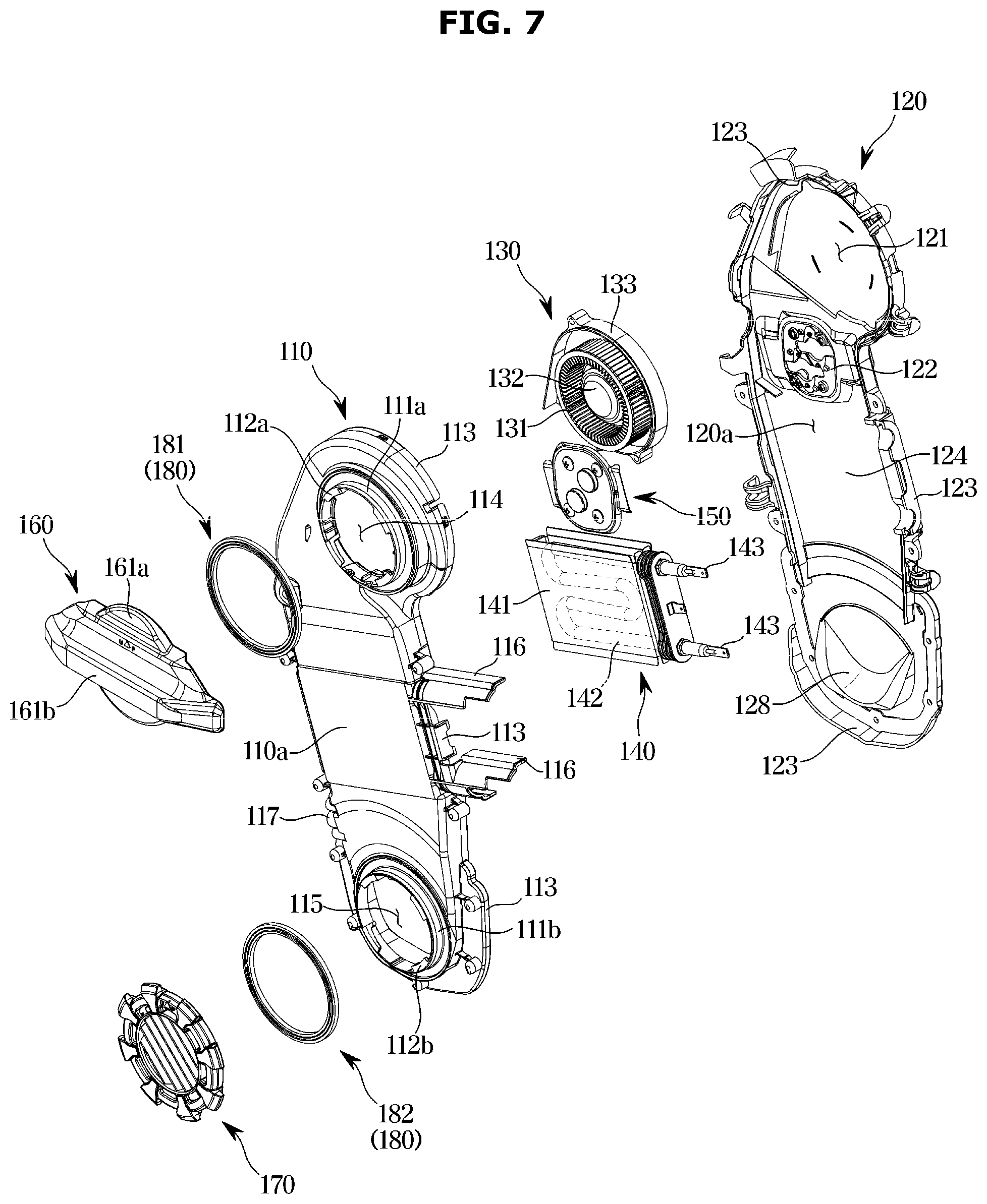 Patent US12599281 Figure 7 – Dishwasher and method for controlling same