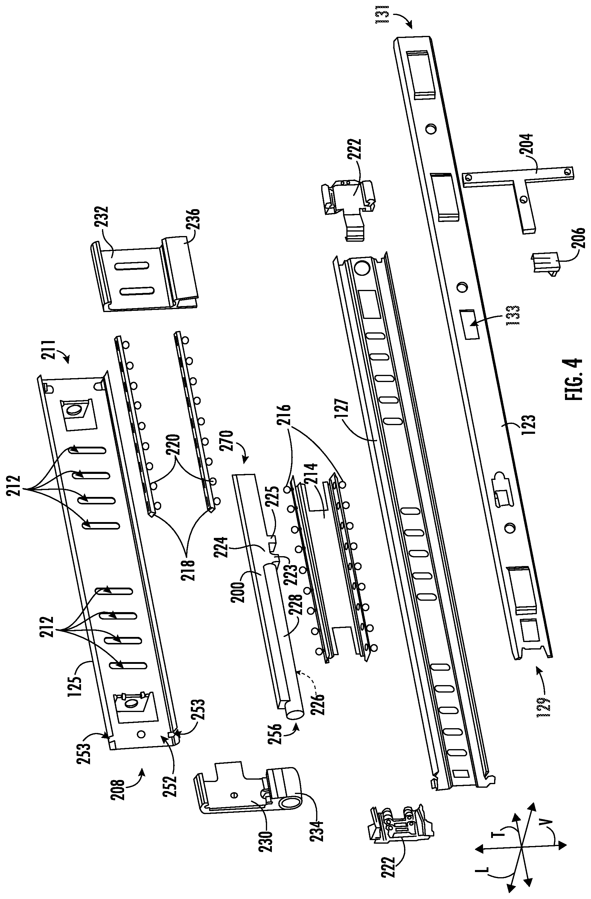 Patent US12599283 Figure 4 – Universal trigger assembly for a slide assembly