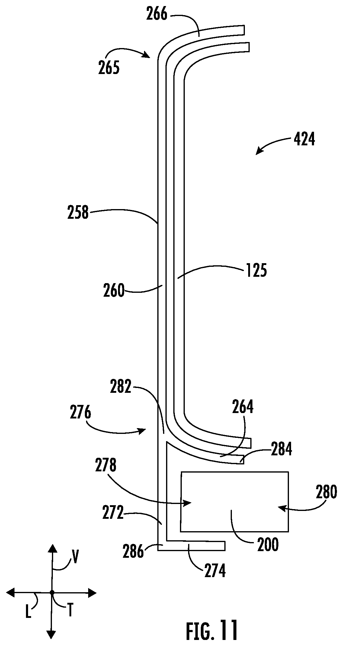 Patent US12599283 Figure 11 – Universal trigger assembly for a slide assembly
