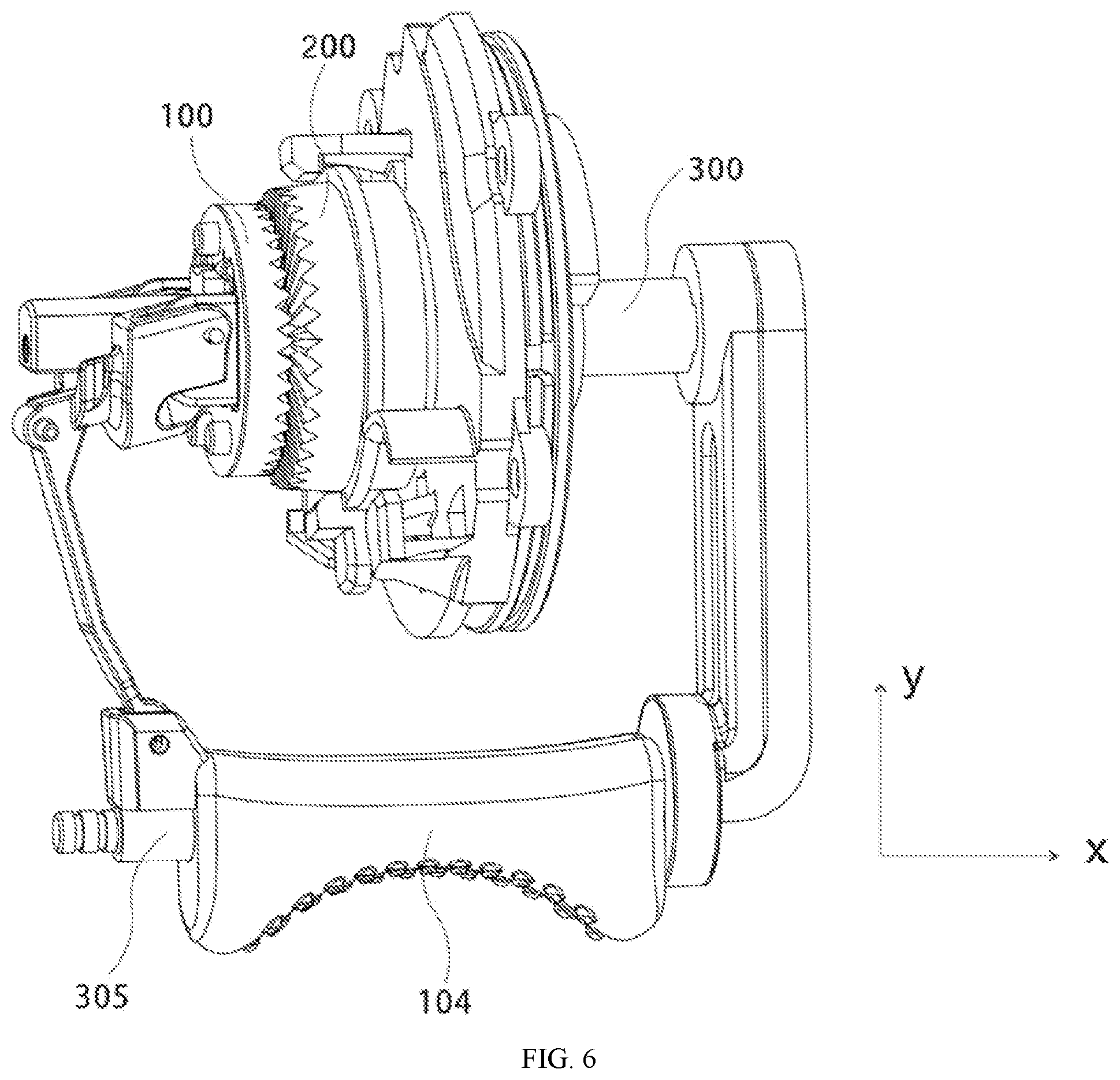 Patent US12599287 Figure 4 – Self-locking device of endoscope
