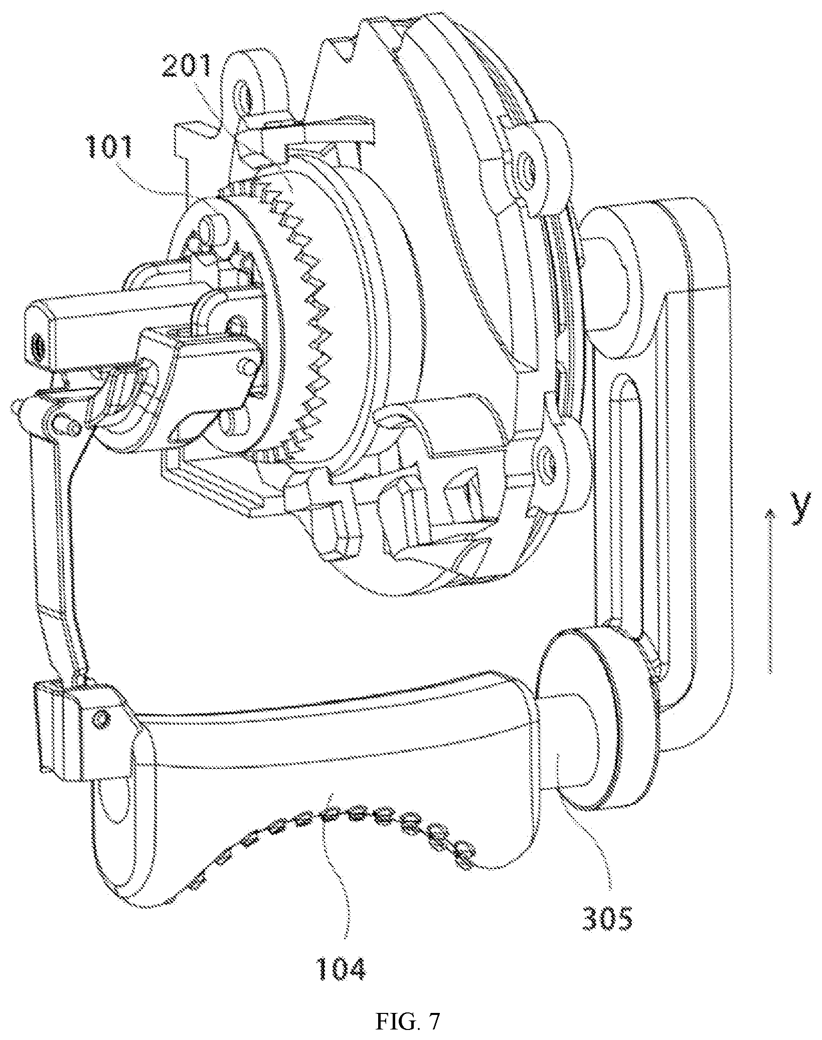 Patent US12599287 Figure 5 – Self-locking device of endoscope