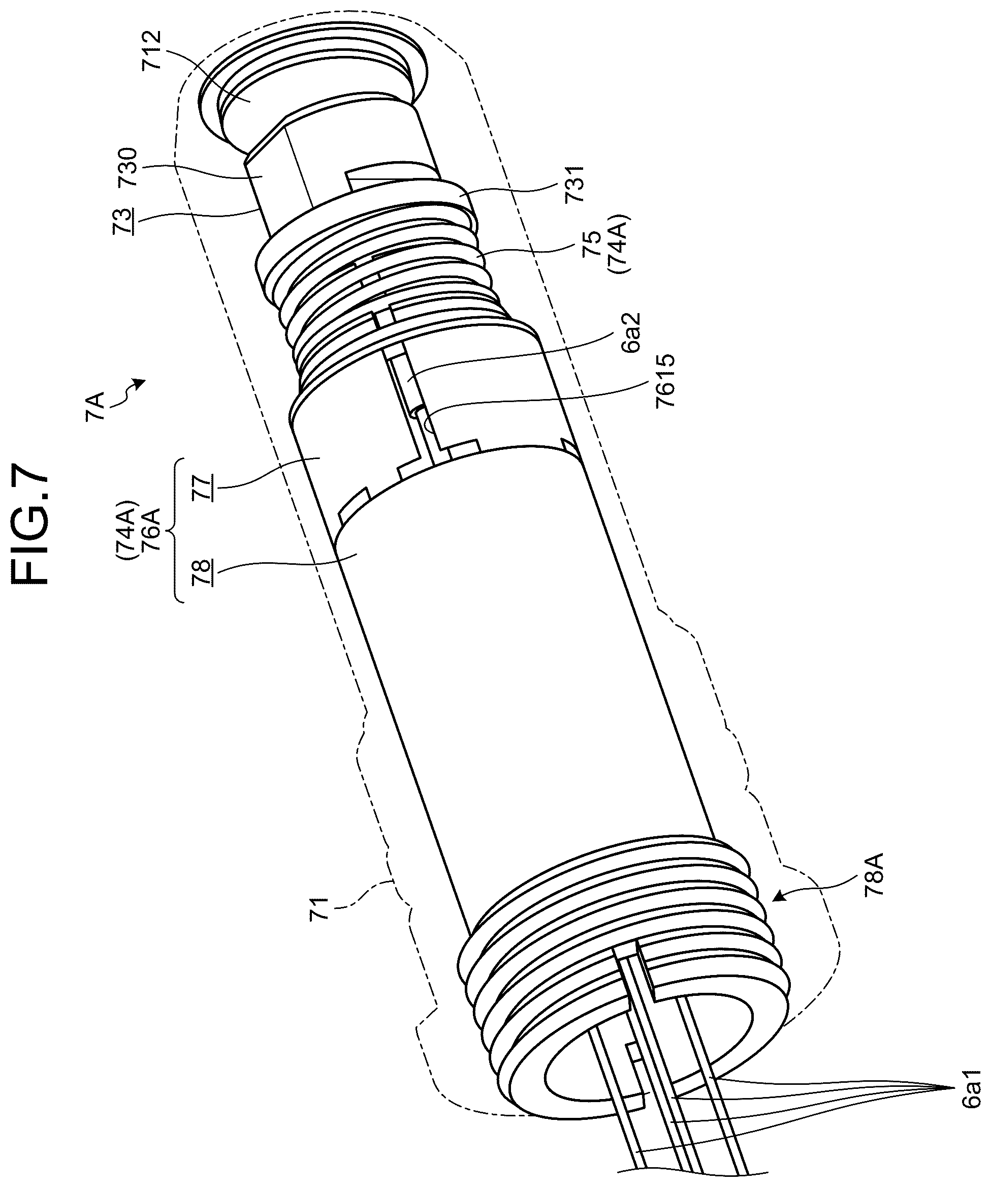 Patent US12599290 Figure 6 – Optical connector and medical device