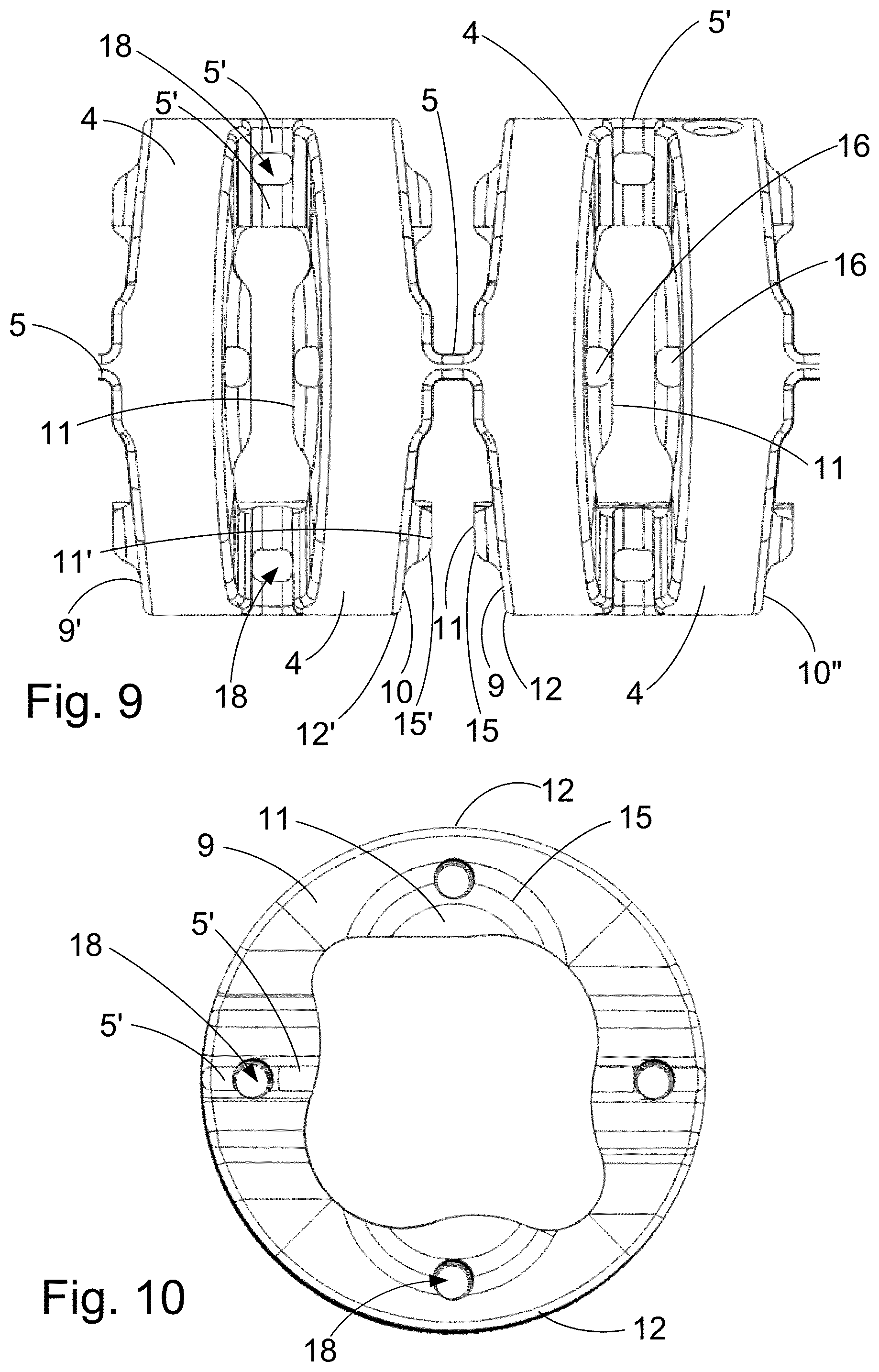 Patent US12599292 Figure 5 – Articulated bending section body for an insertion endoscope
