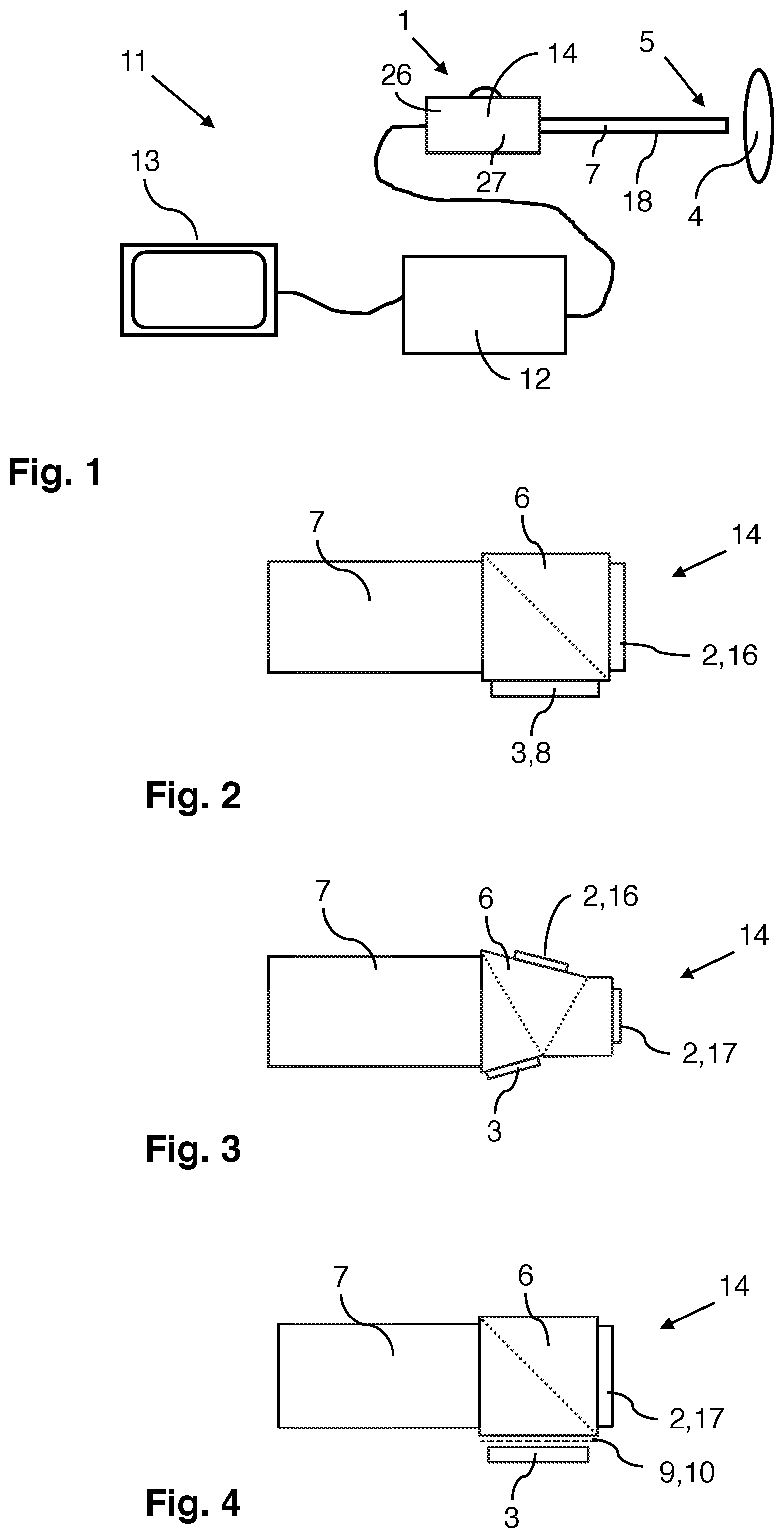 Patent US12599294 Figure 1 – Image-recording device for improved low light intensity imaging and associated image-recording method