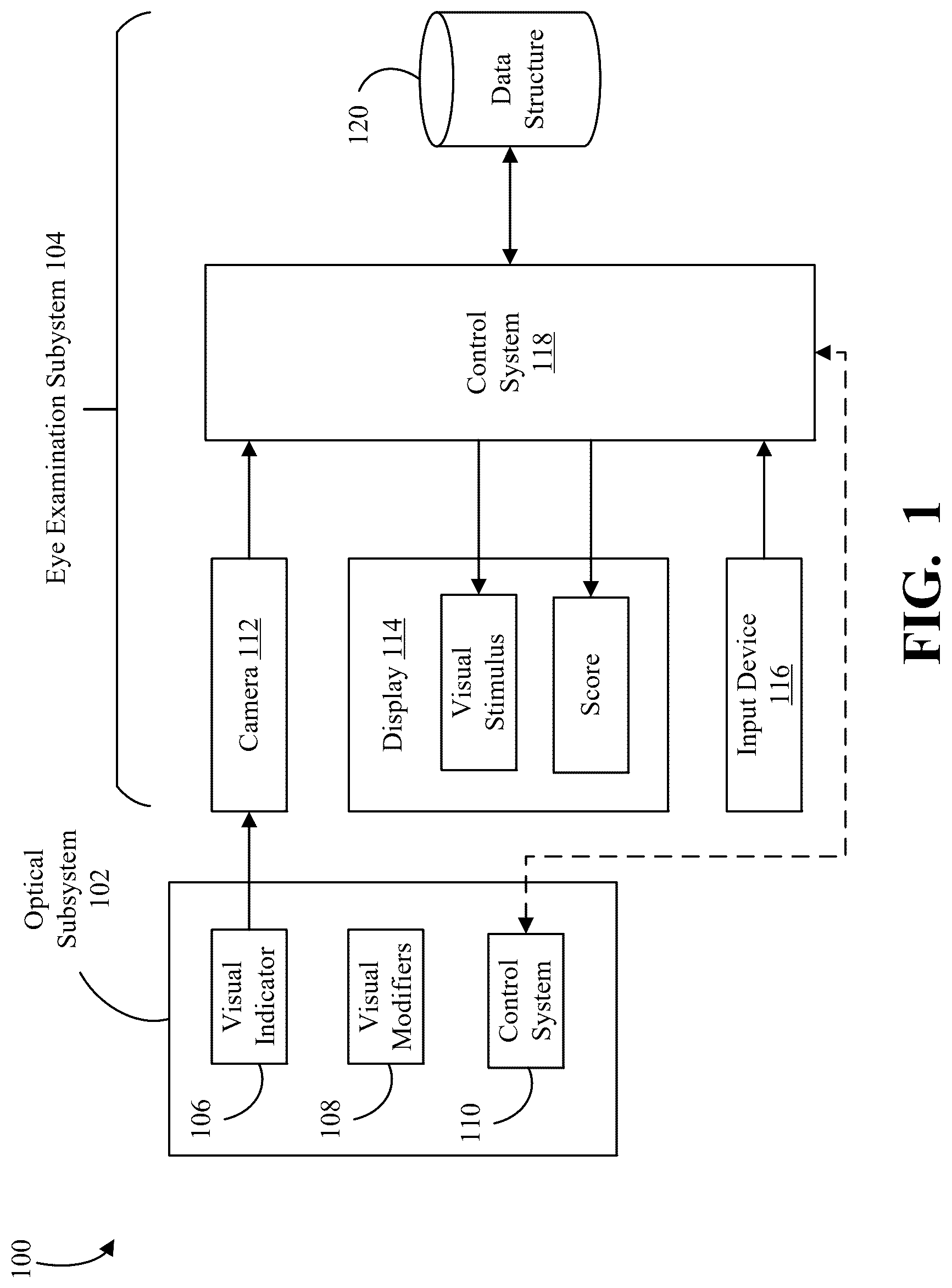 Patent US12599301 — System for conducting eye examinations for visual acuity — Figure 1