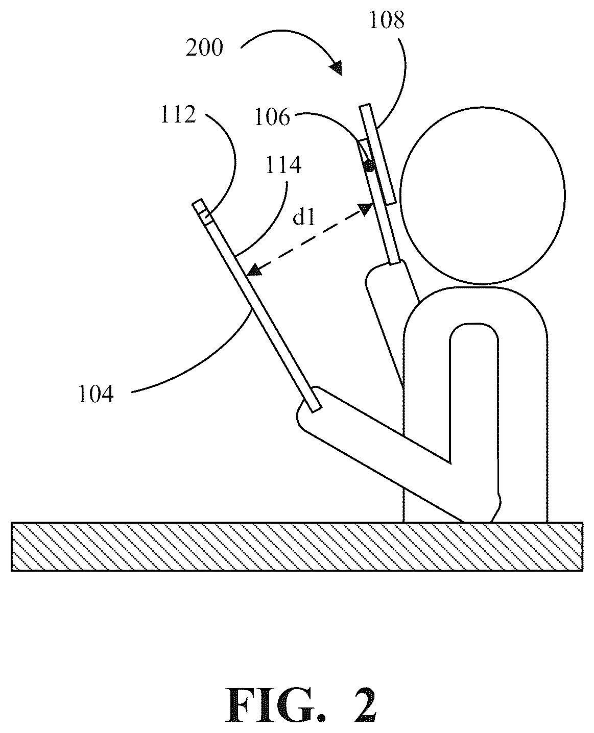 Patent US12599301 Figure 2 – System for conducting eye examinations for visual acuity