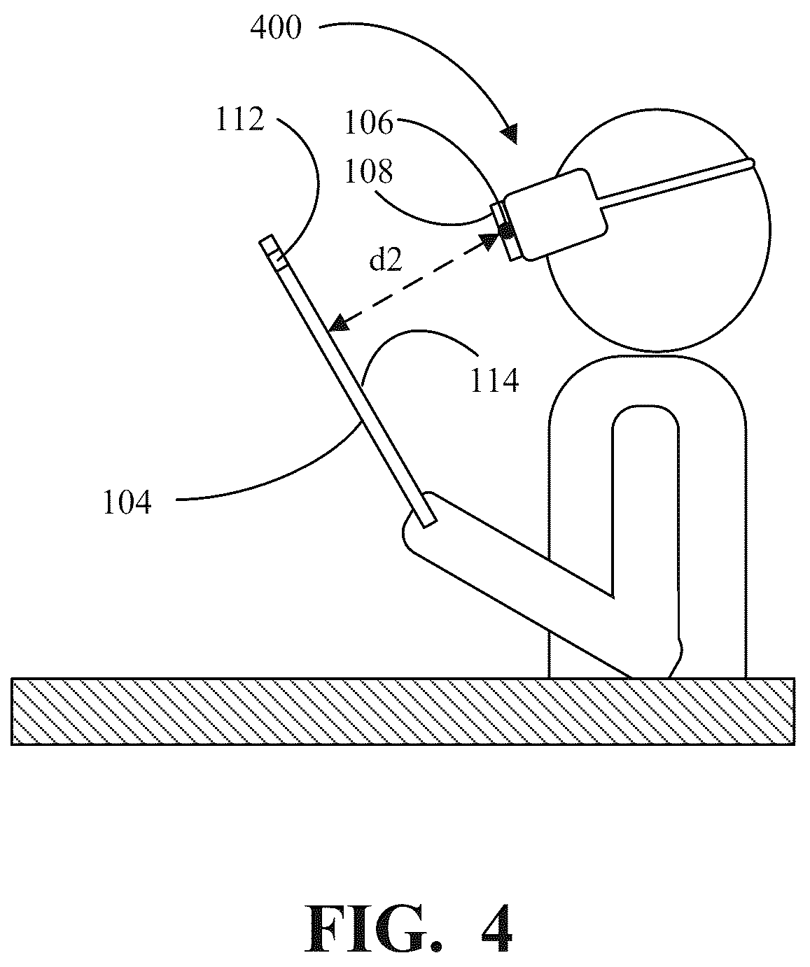 Patent US12599301 Figure 4 – System for conducting eye examinations for visual acuity