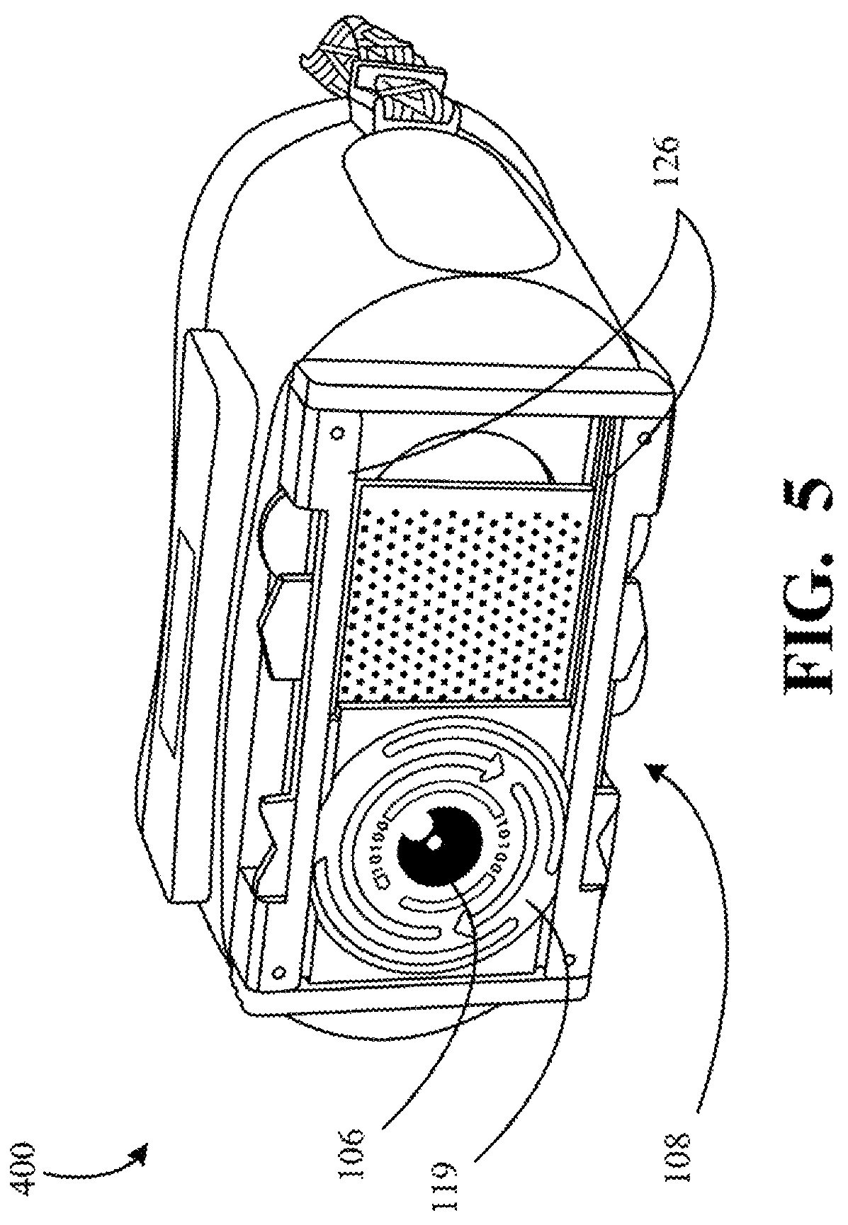 Patent US12599301 Figure 5 – System for conducting eye examinations for visual acuity