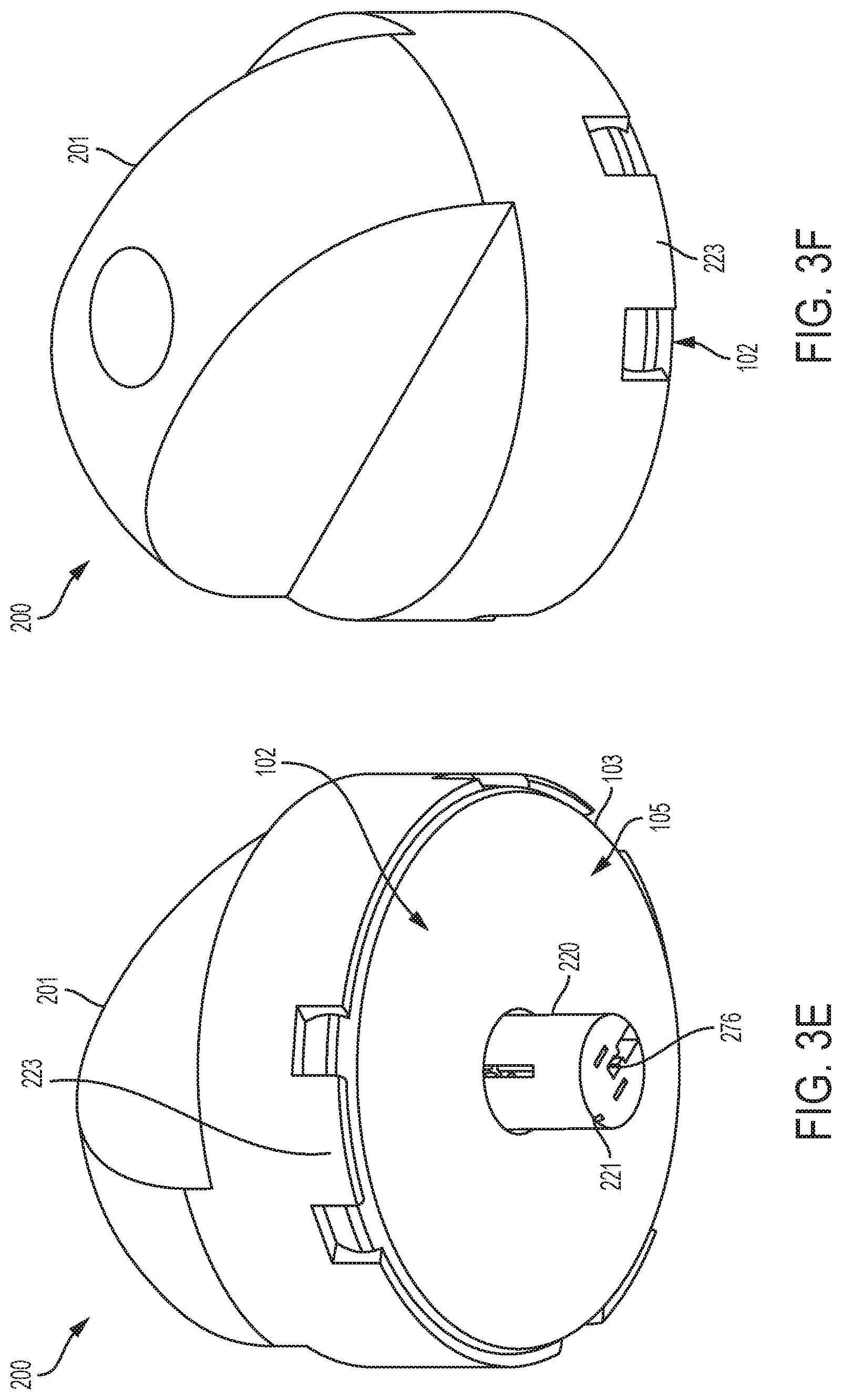 Patent US12599317 Figure 5 – Compact medical device inserters and related systems and methods